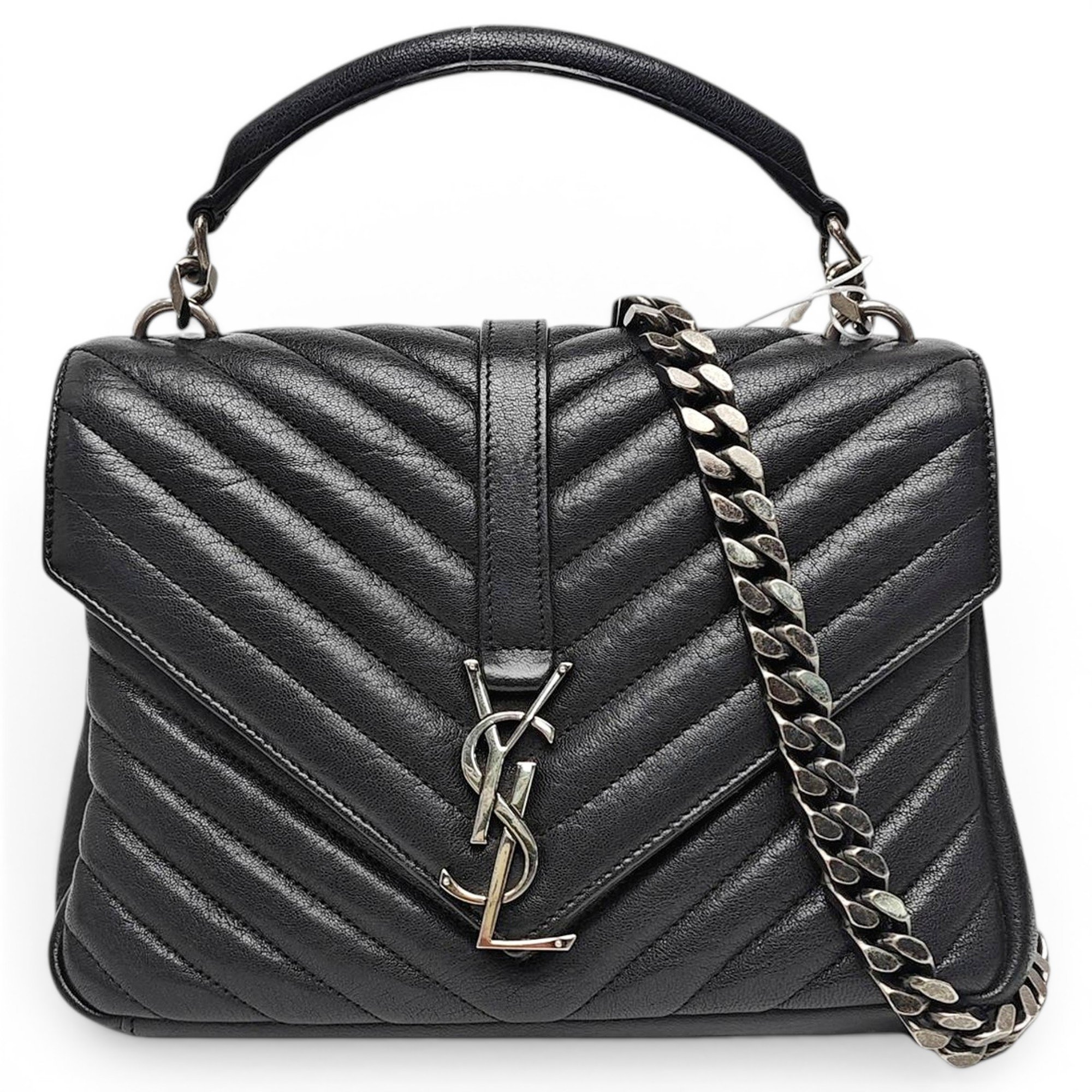 Collége monogramme leather crossbody bag