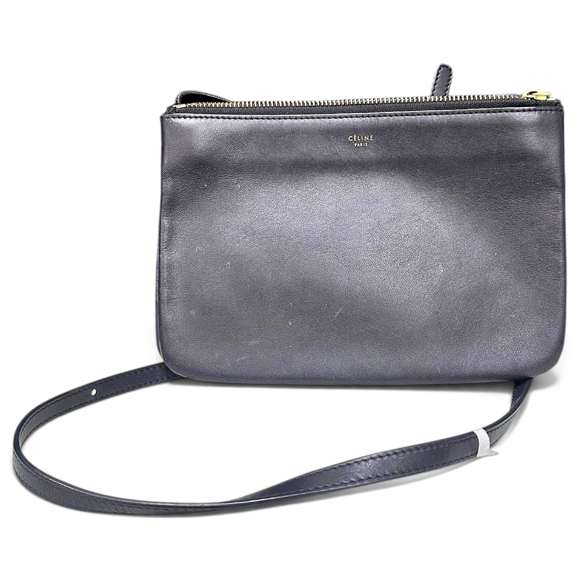 Trio leather crossbody bag