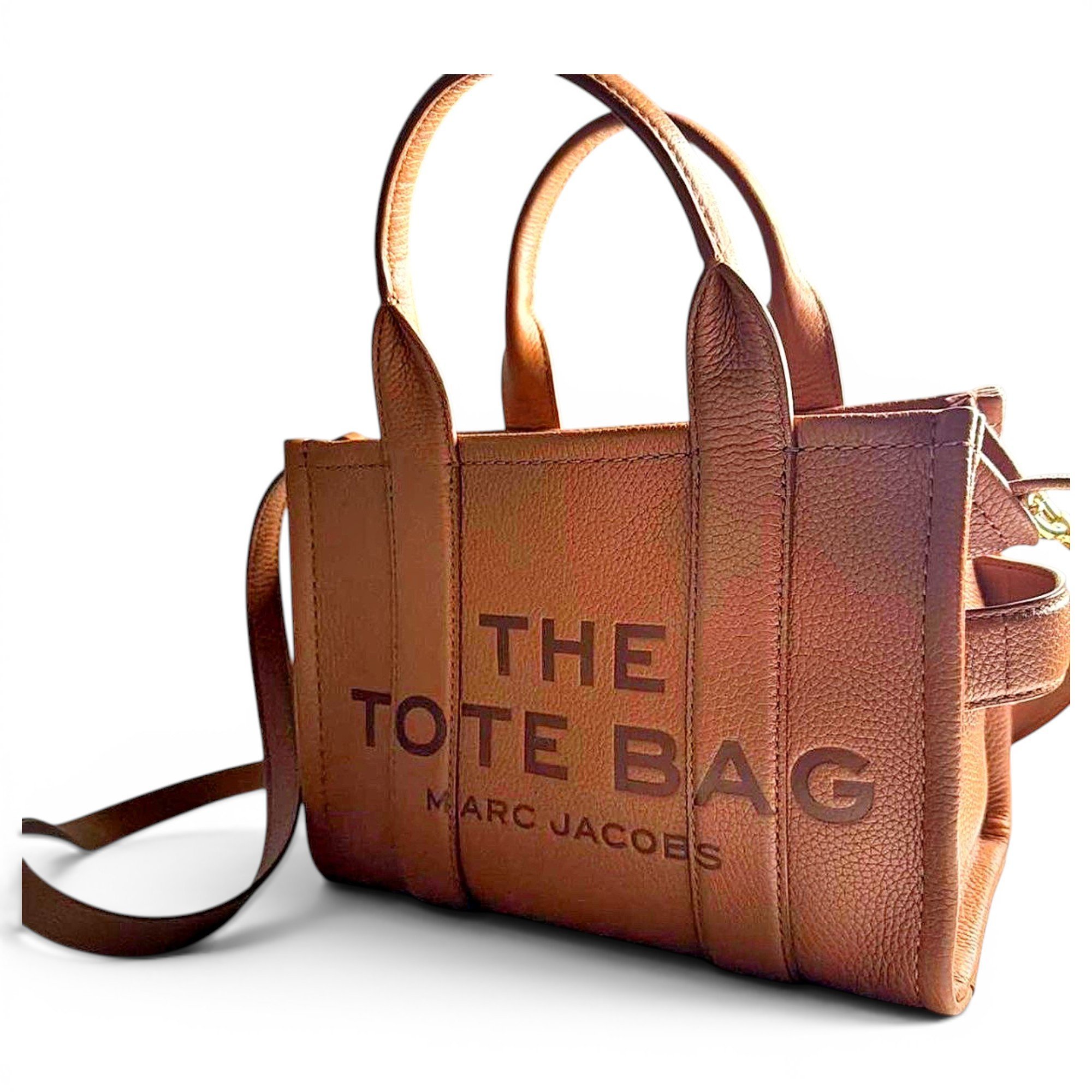 The Tag Tote leather tote