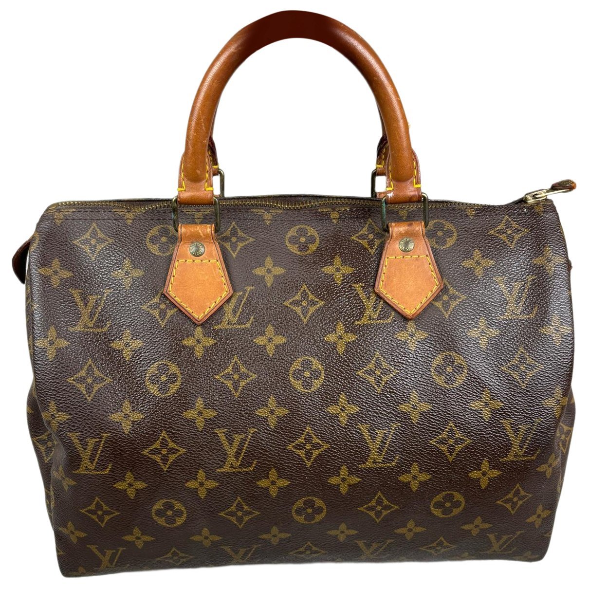 Speedy leather bowling bag