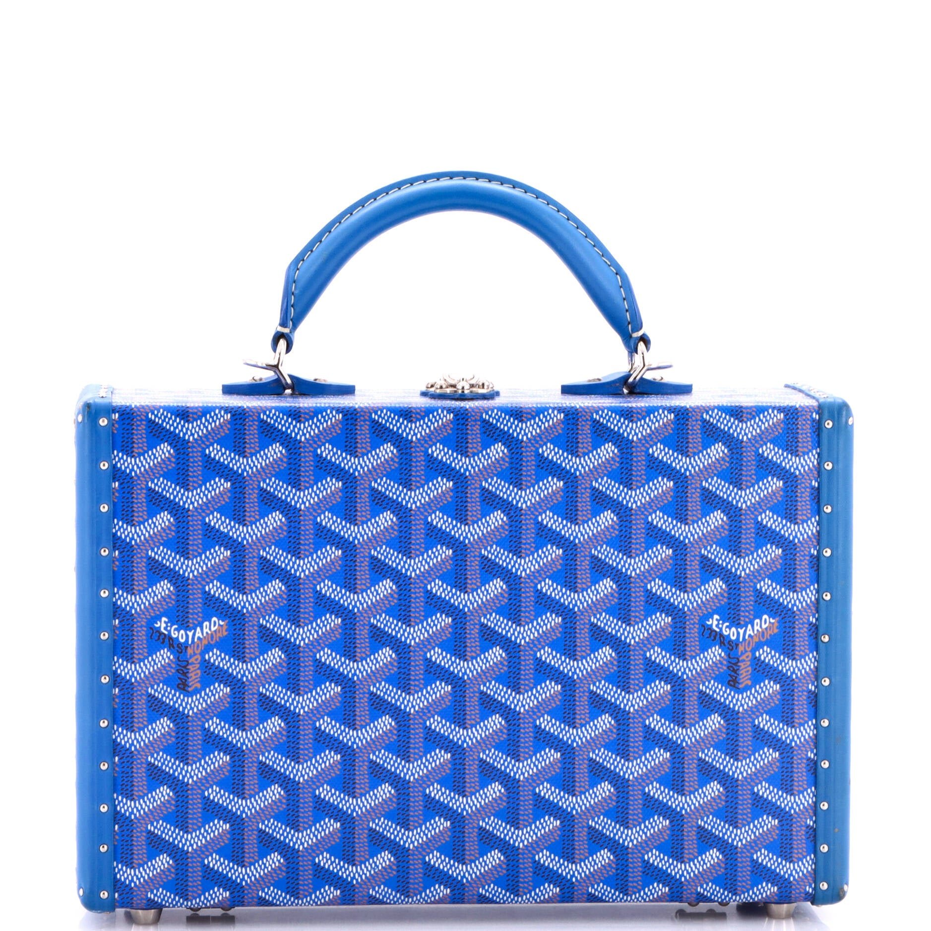 Goyard Grand Hotel Trunk Bag Coated Canvas PM