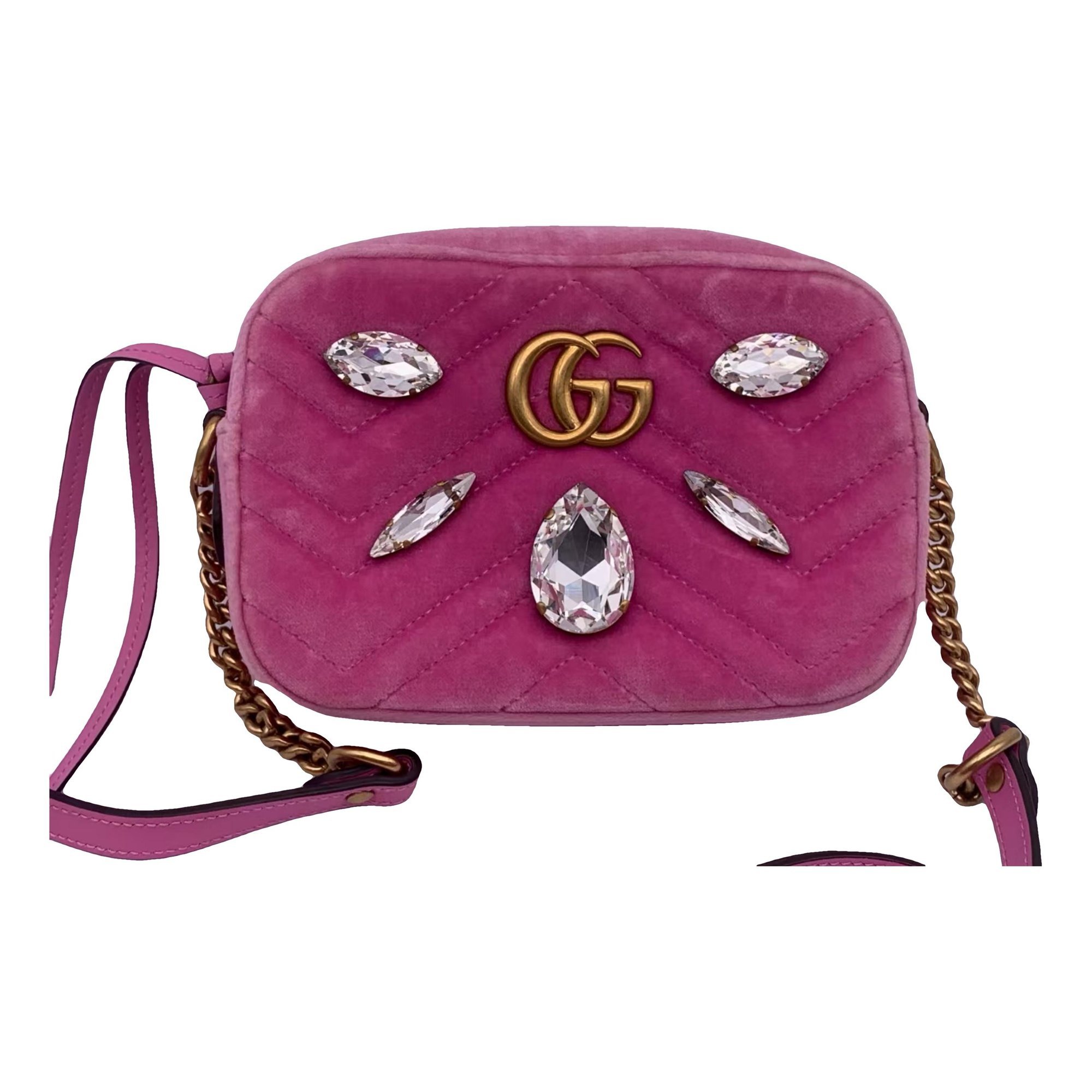 GG Marmont Flap tweed crossbody bag