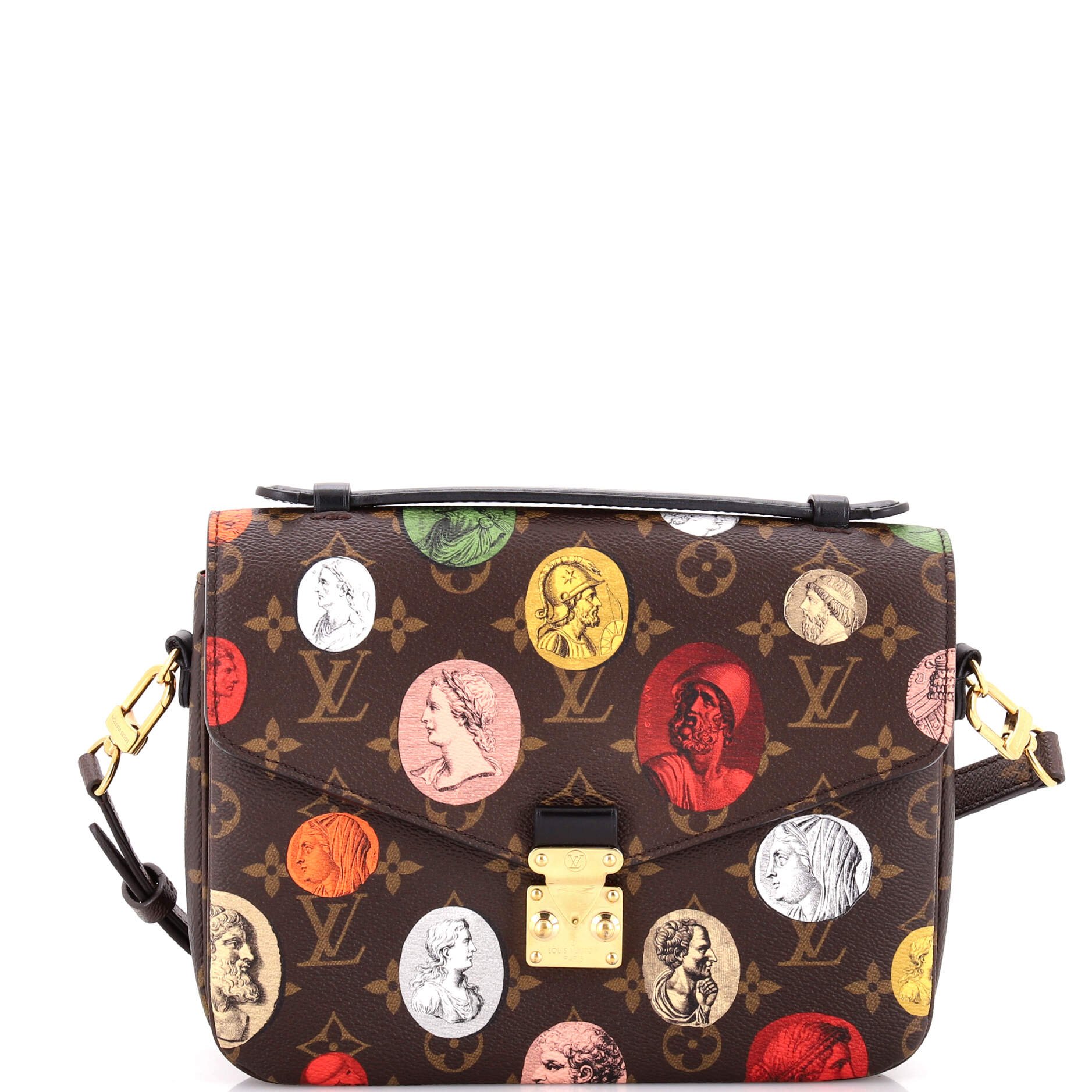 Pochette Metis Limited Edition Fornasetti Cameo Monogram Canvas