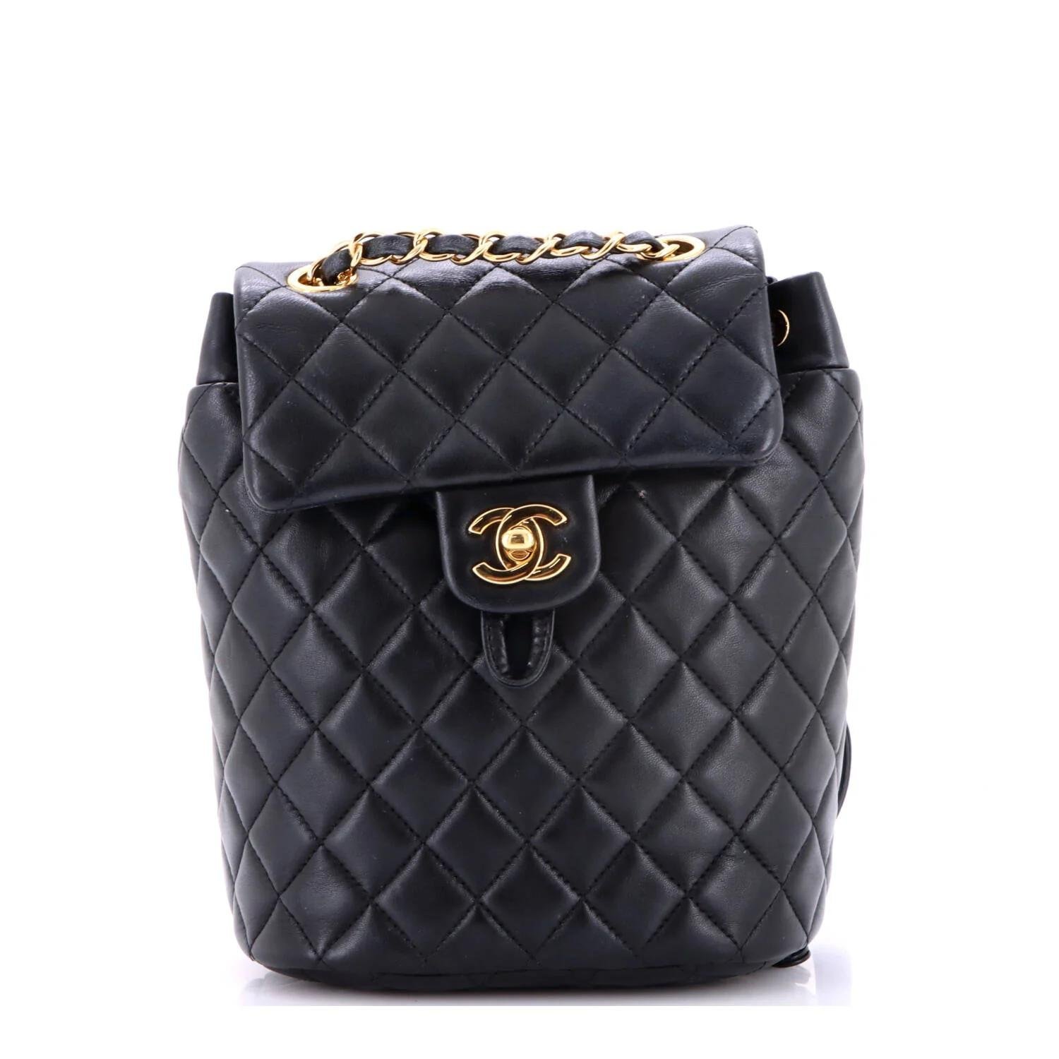 Leather backpack