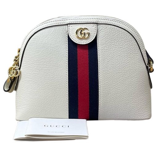 Ophidia Dome leather handbag