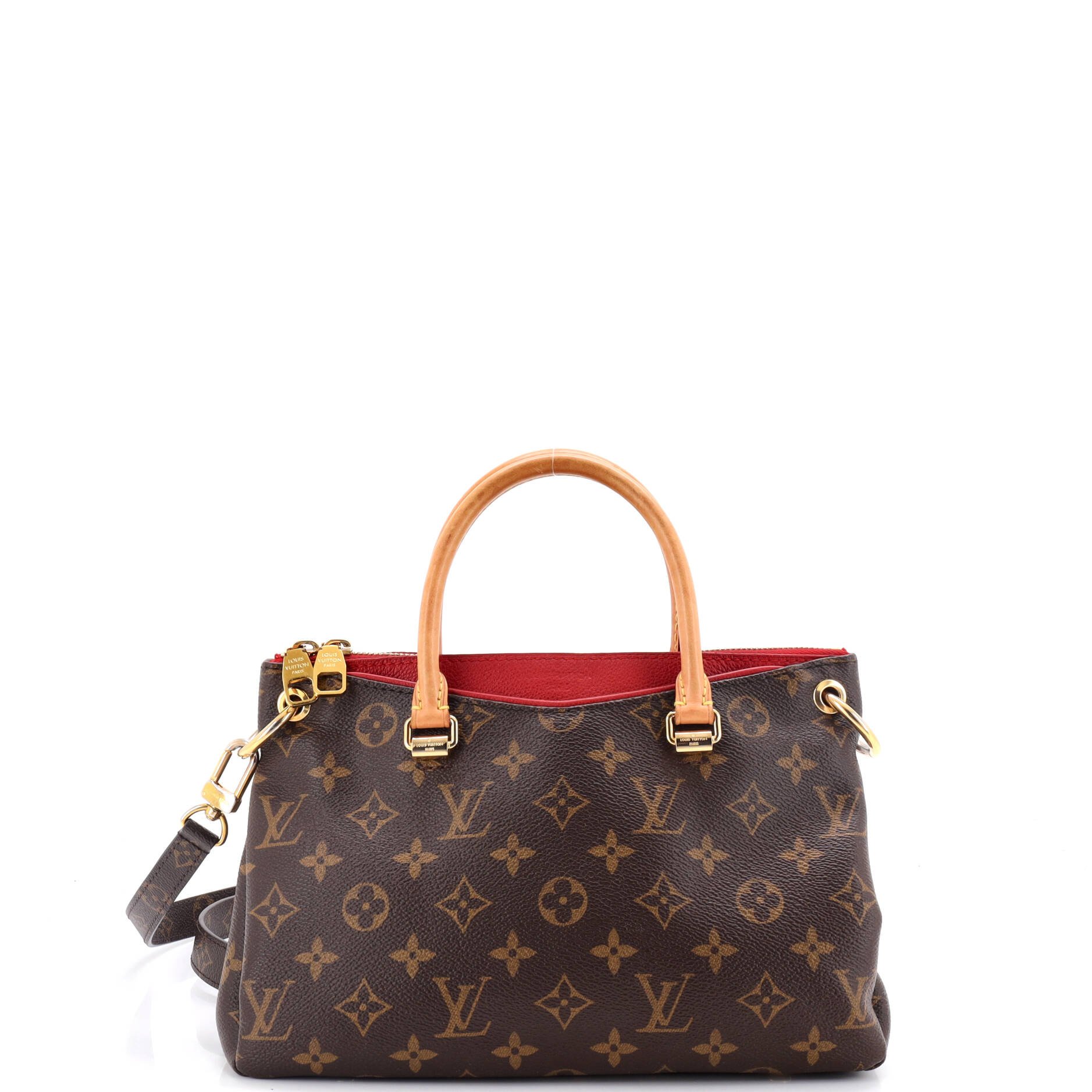 Pallas Tote Monogram Canvas with Leather BB