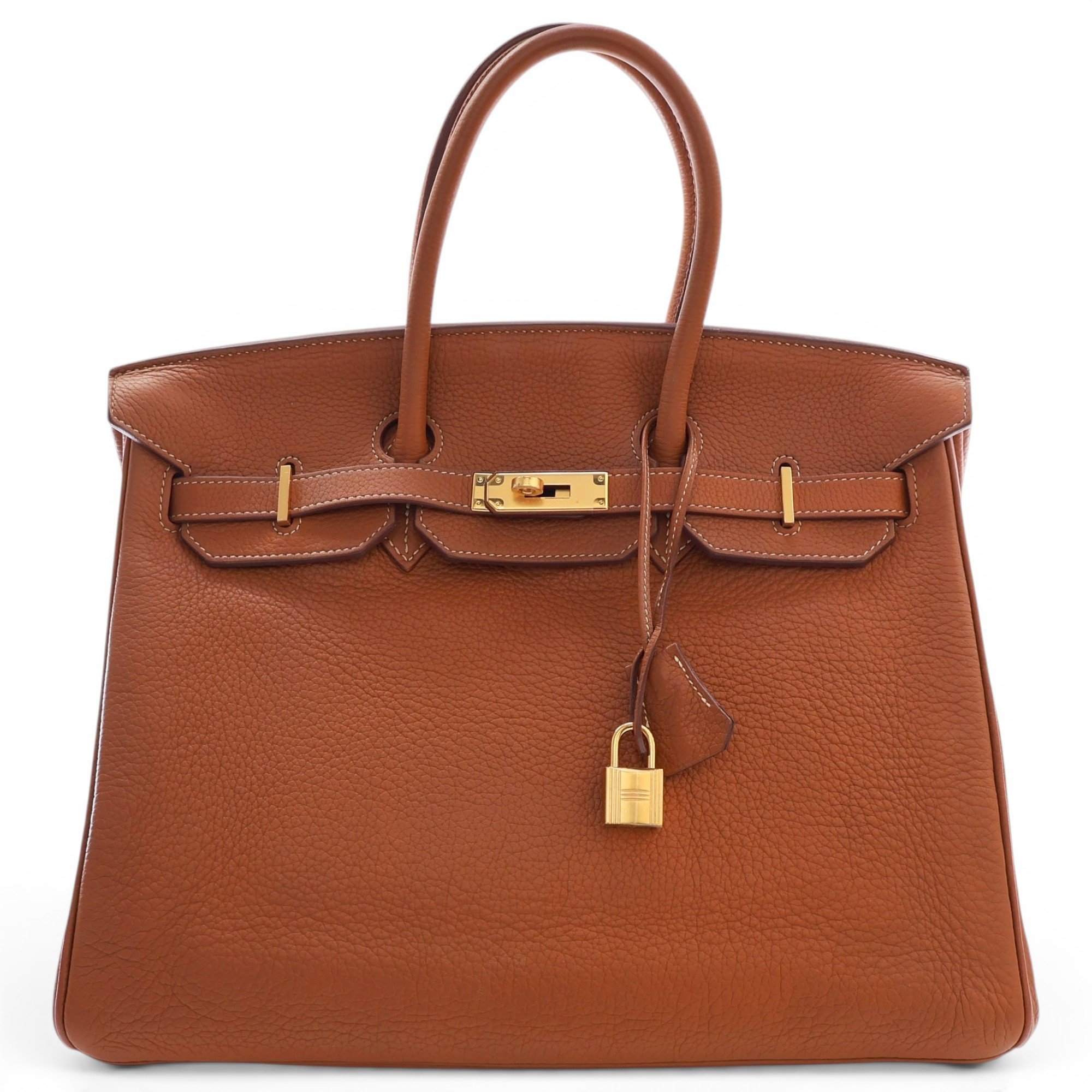 Birkin 35 leather tote