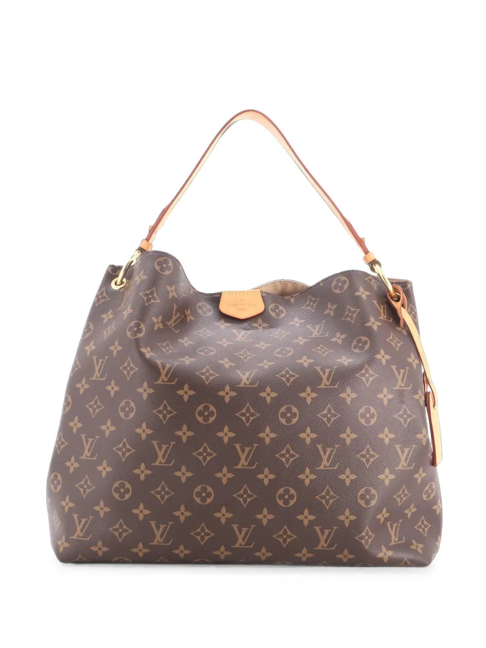 Graceful Handbag Monogram Canvas MM hobo bag