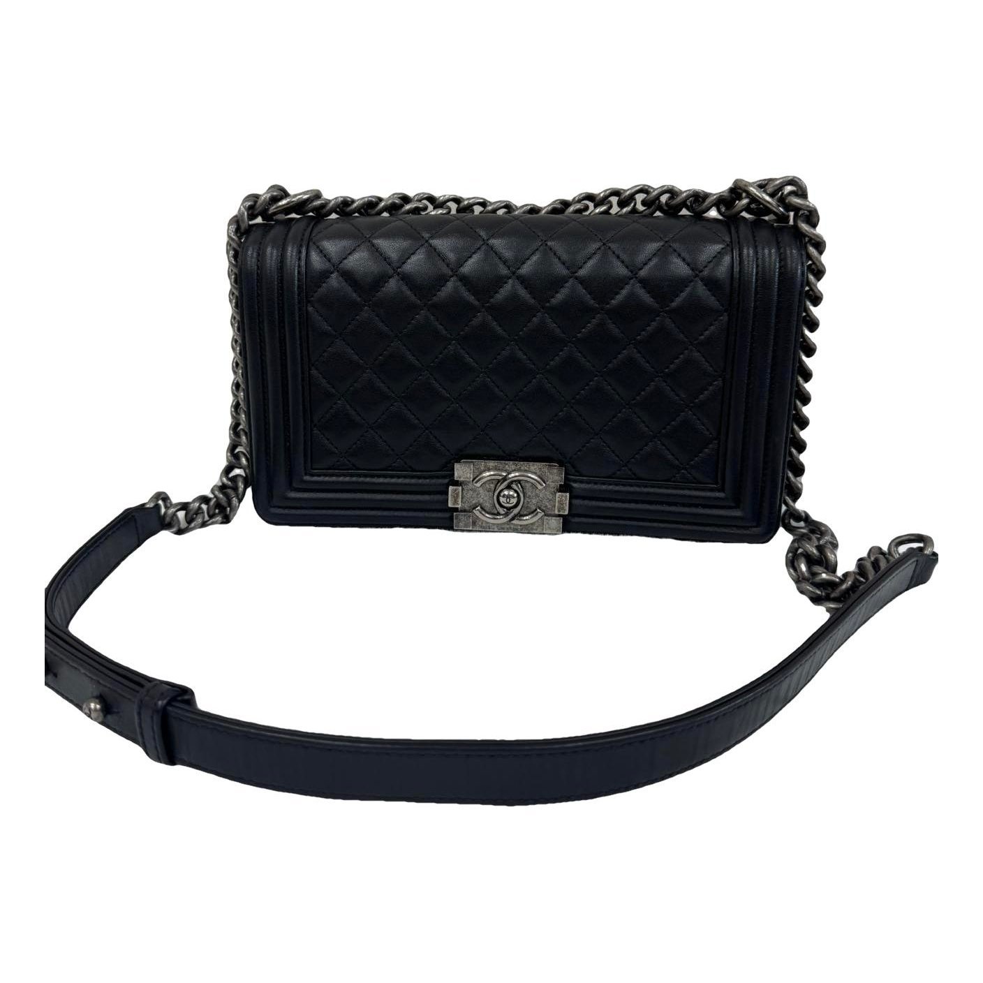 Boy leather crossbody bag