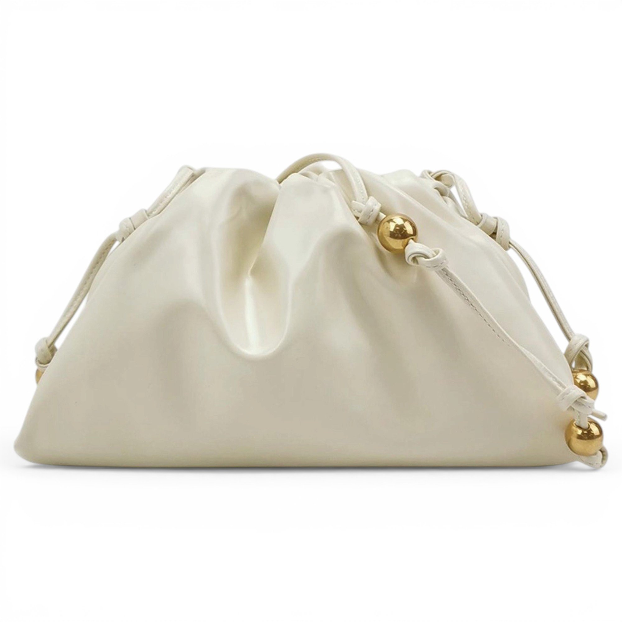 Pouch leather handbag