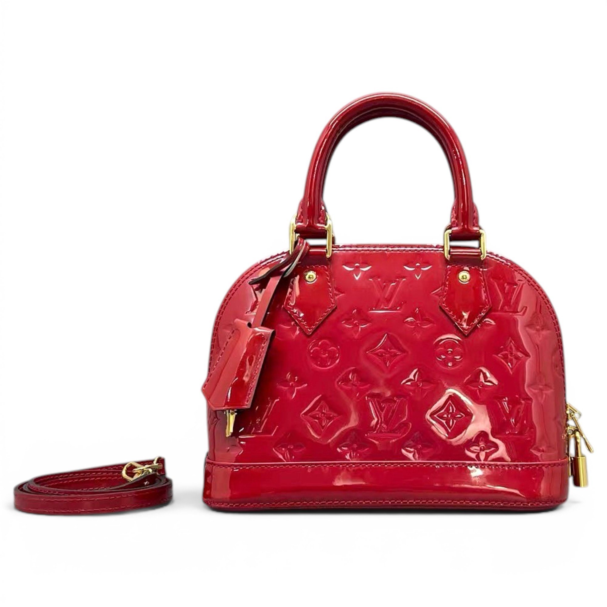 Alma BB patent leather handbag