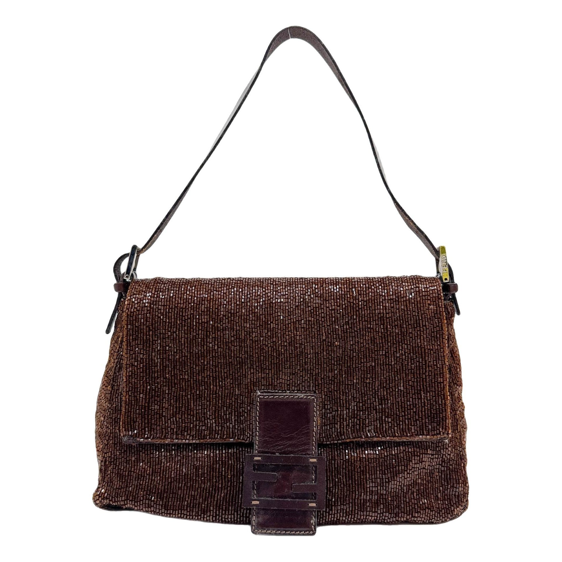 Mamma Baguette glitter handbag