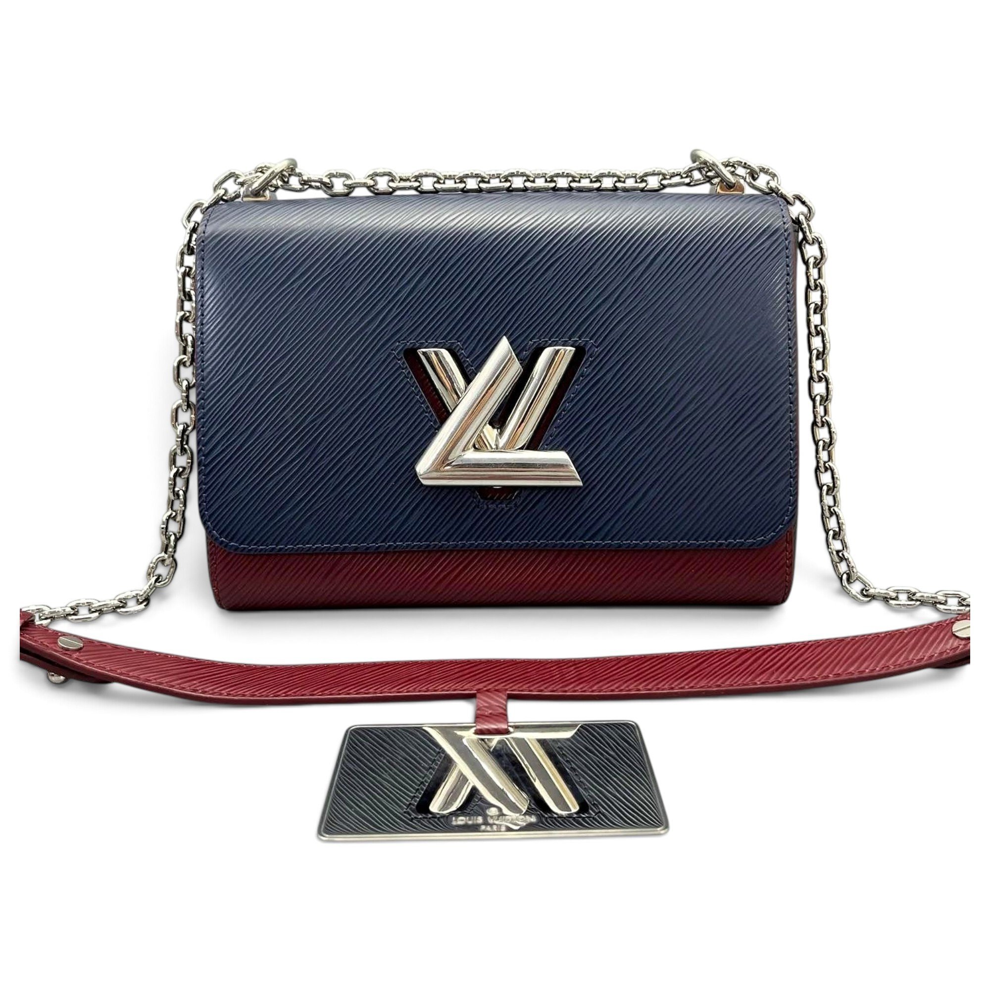 Twist leather handbag
