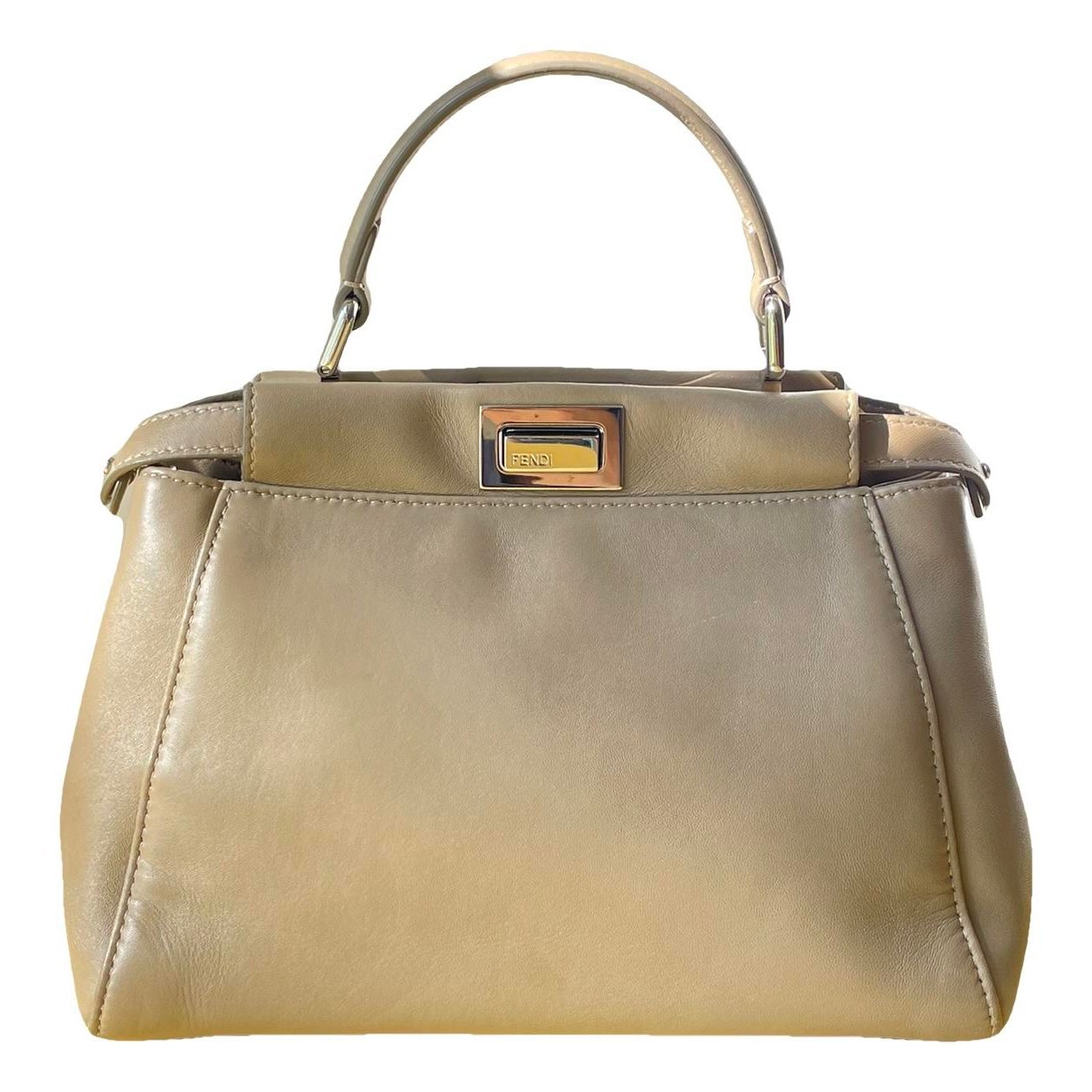 Peekaboo leather handbag