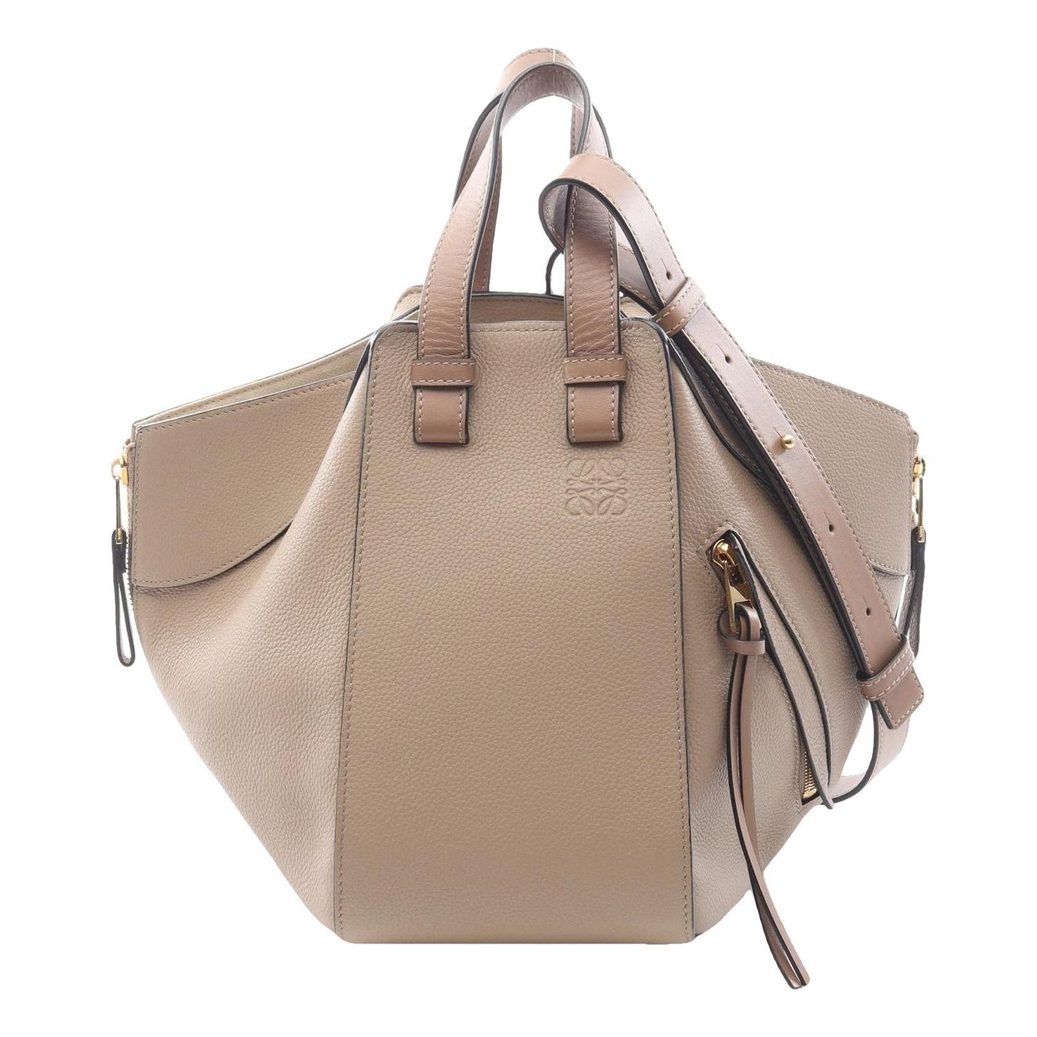 Hammock leather handbag