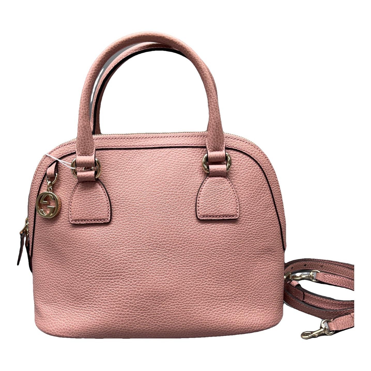 Dôme leather handbag