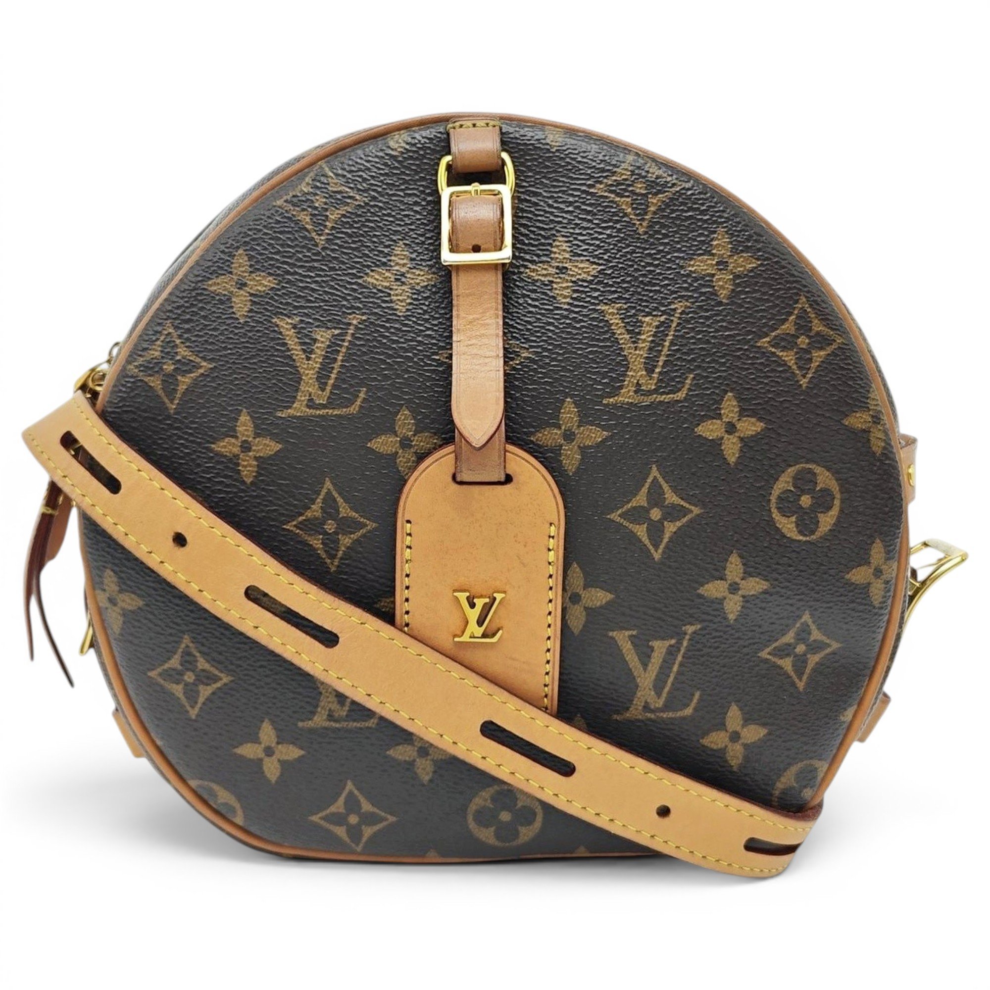 Micro boite chapeau leather handbag