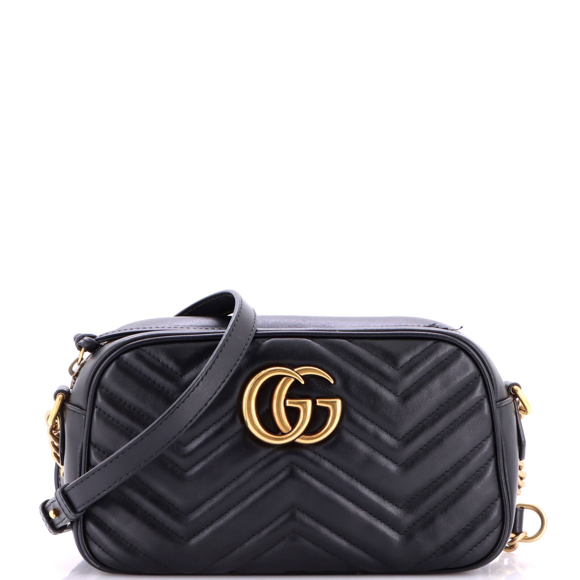 GG Marmont Shoulder Bag Matelasse Leather Small