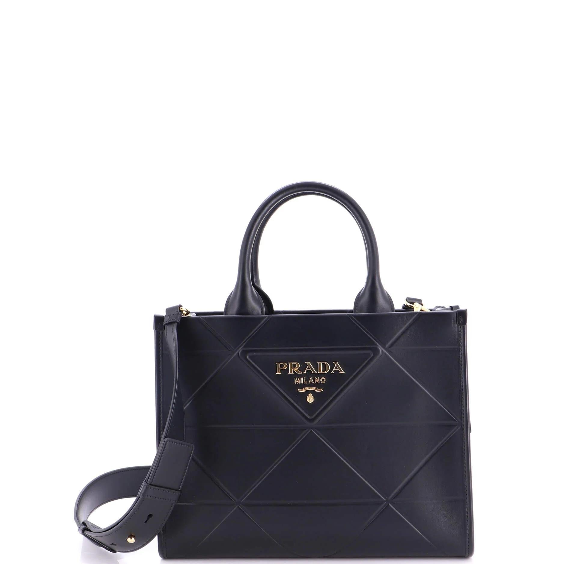 Leather tote