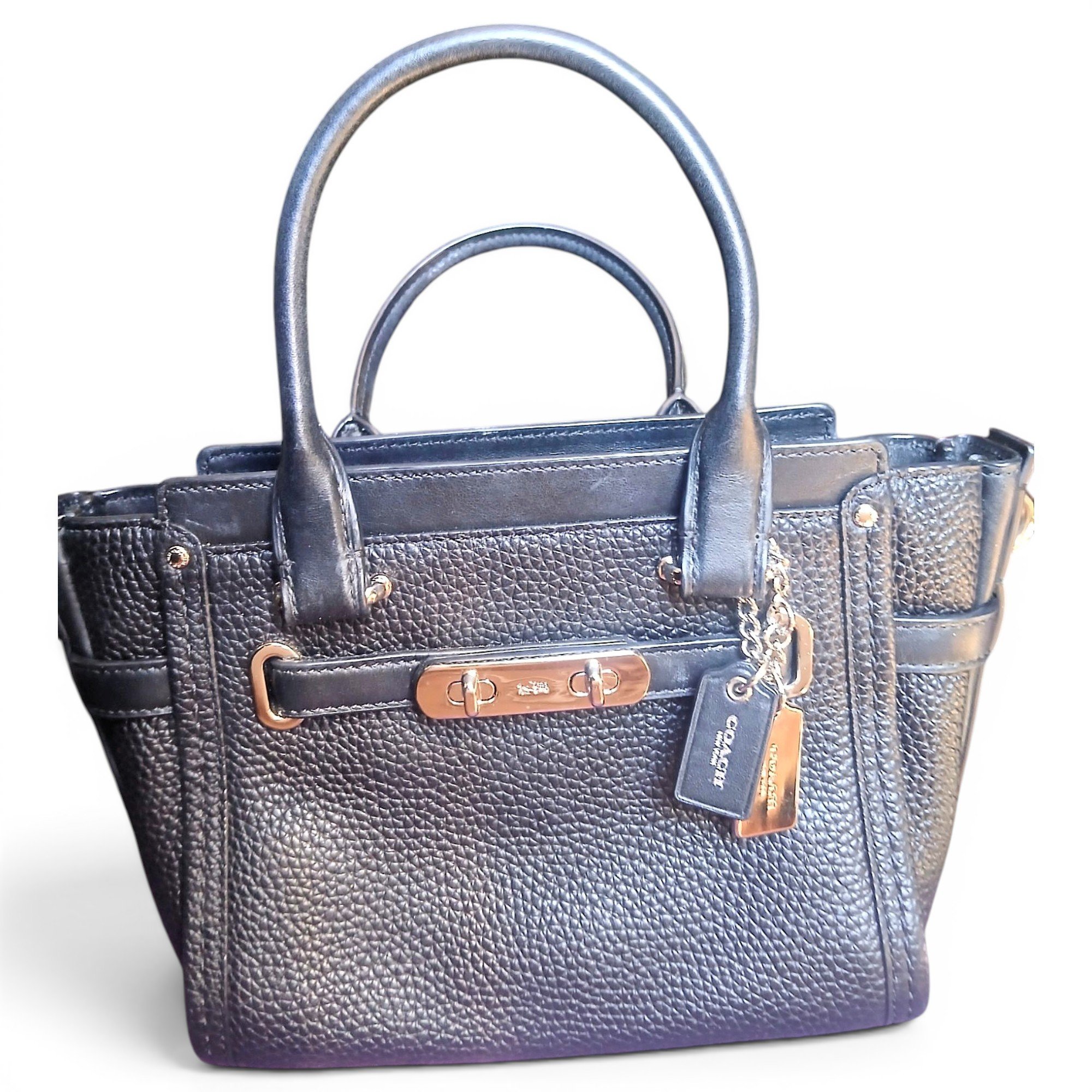 Leather satchel