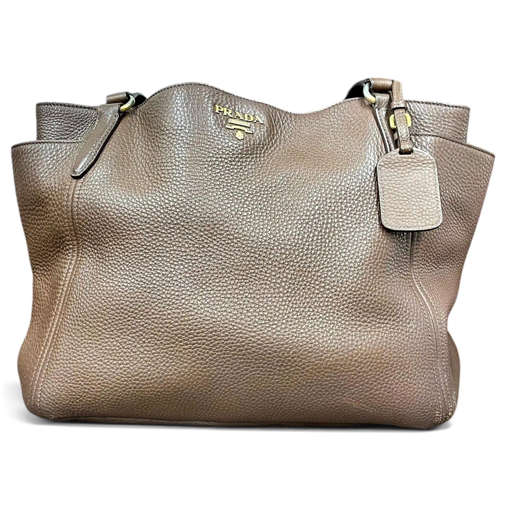Leather tote