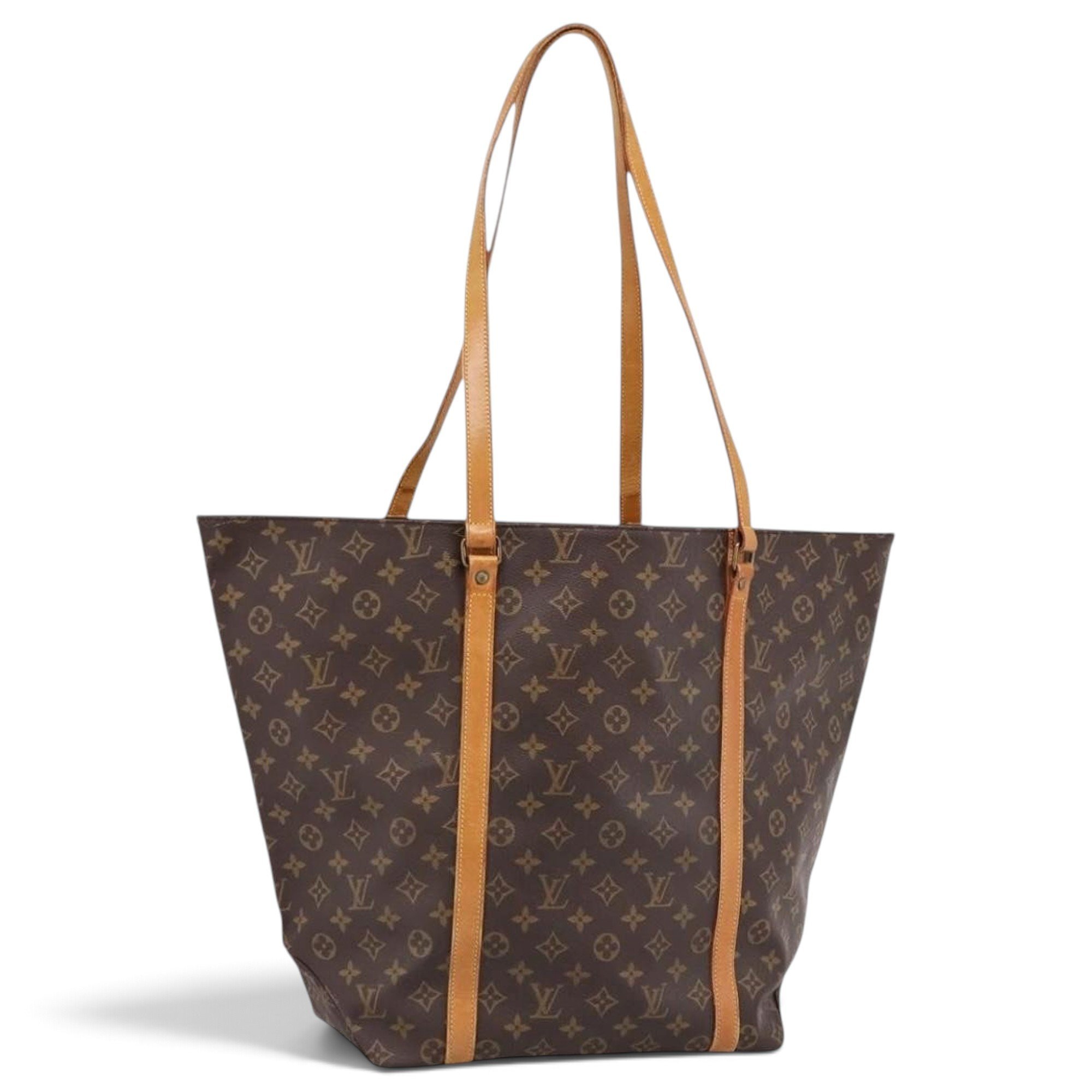 Shopping leather tote