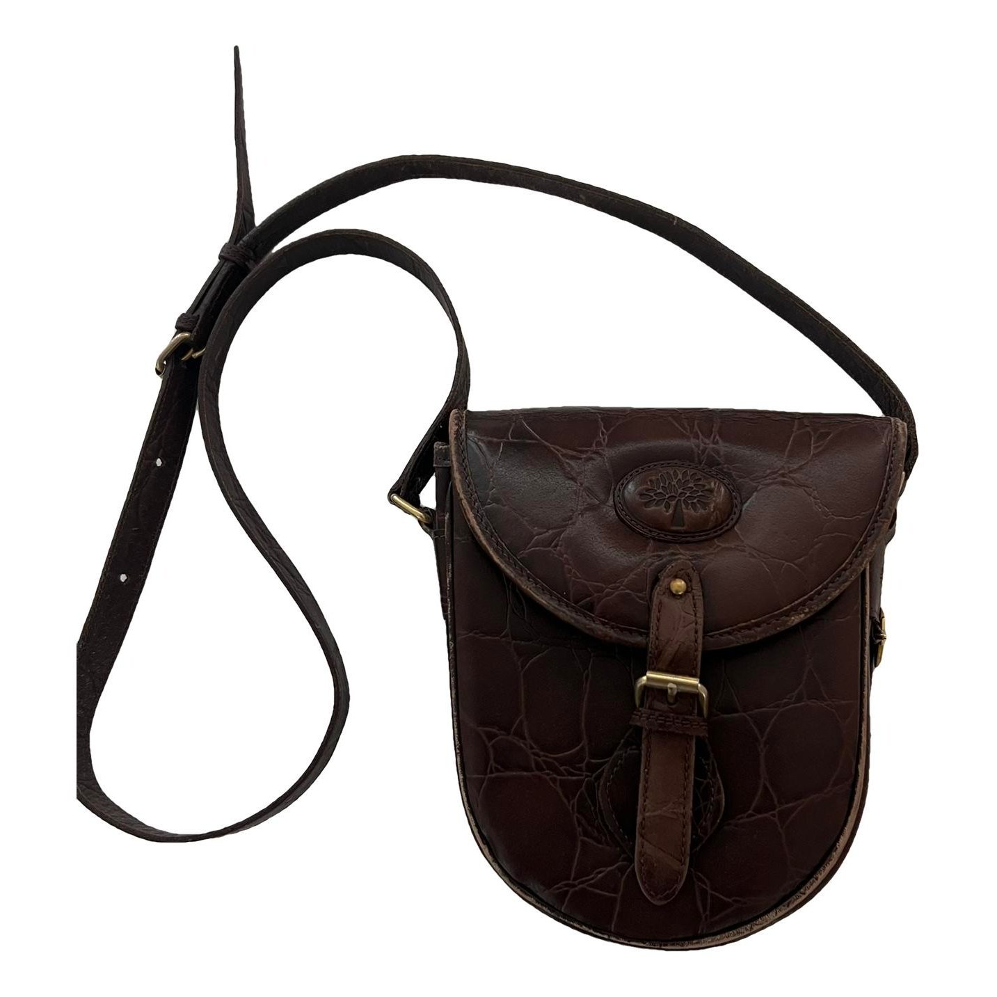 Heritage leather crossbody bag
