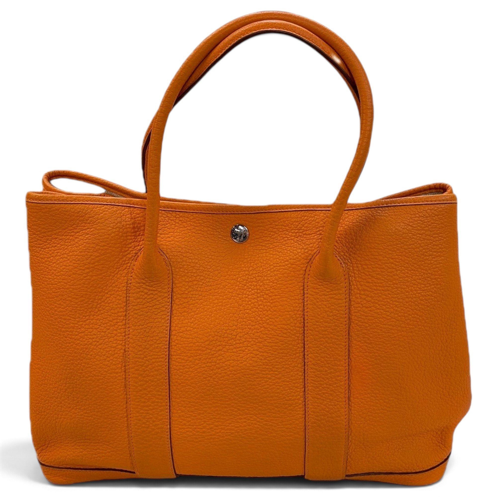 Garden Party leather handbag