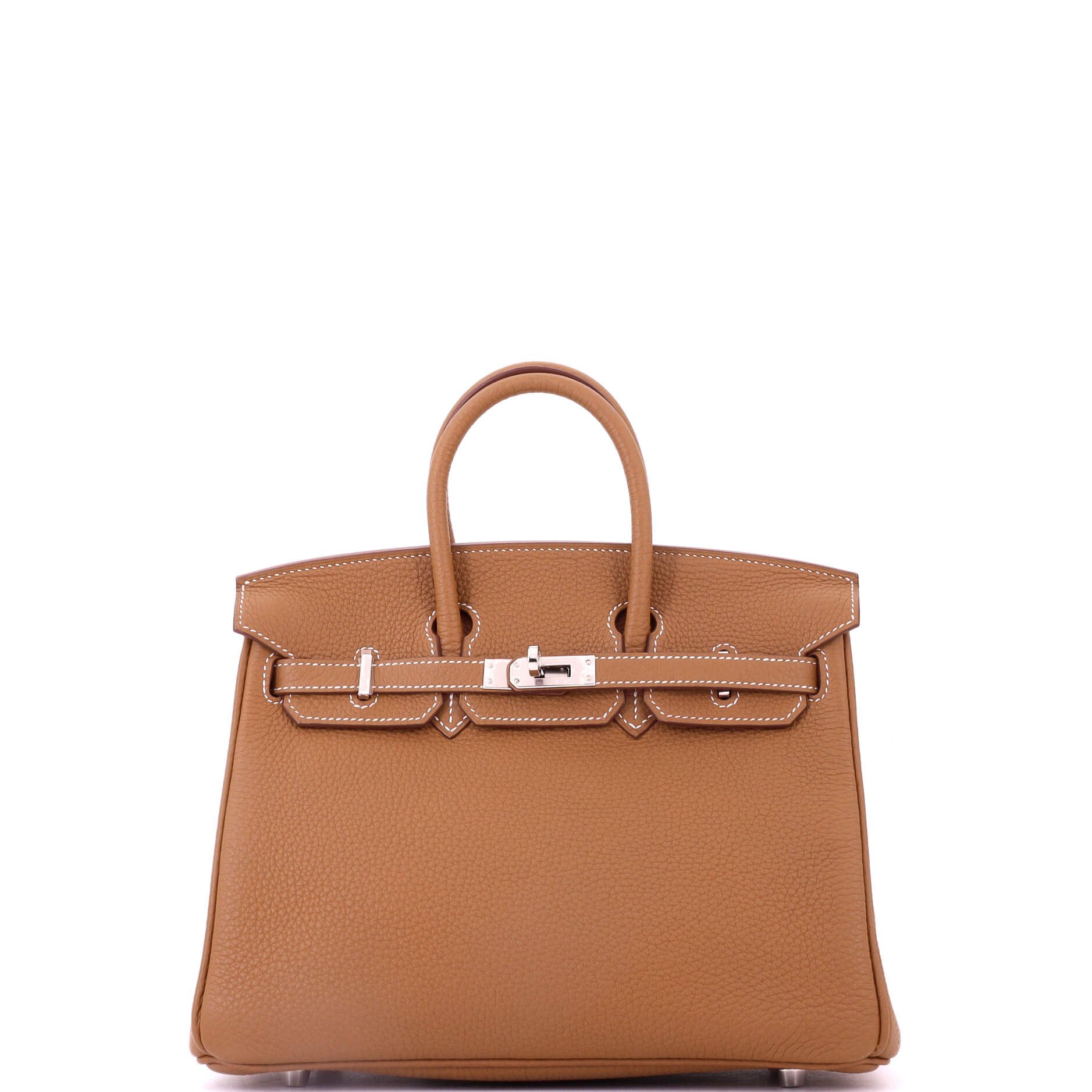 Birkin Handbag Gold Togo with Palladium Hardware 25