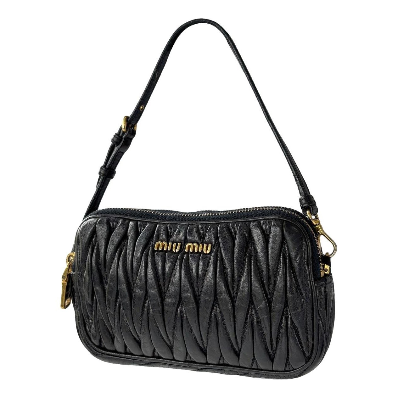 Miu delice leather handbag