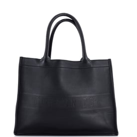 Dior Book Tote Embossed Leather Medium