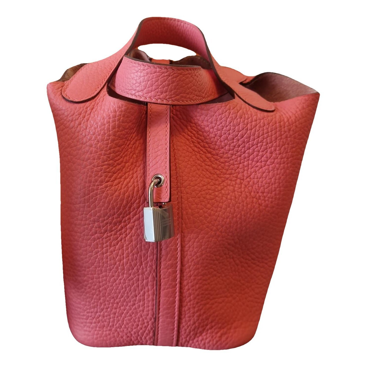Picotin leather tote