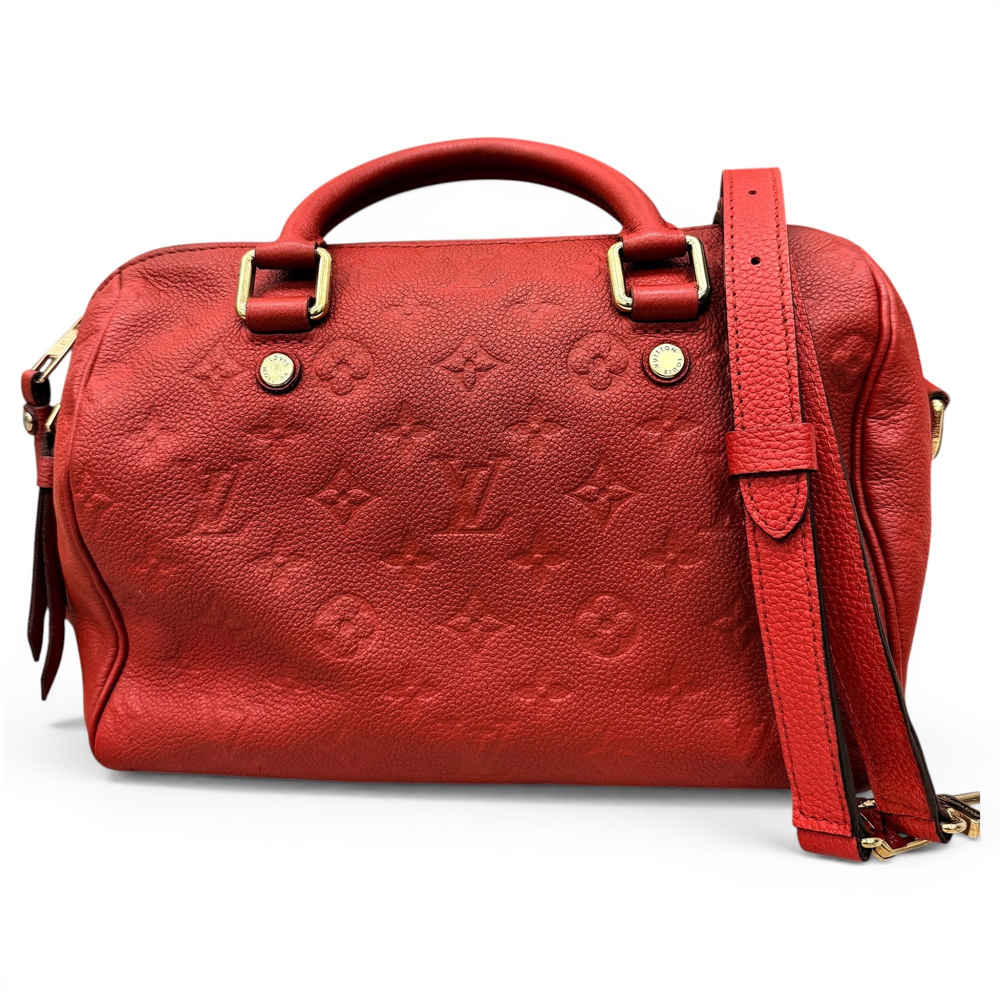 Speedy leather handbag