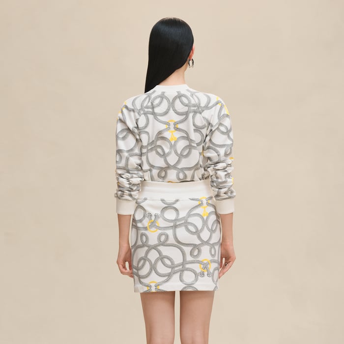 Blanc Cassé "Palefroi Remix" Miniskirt