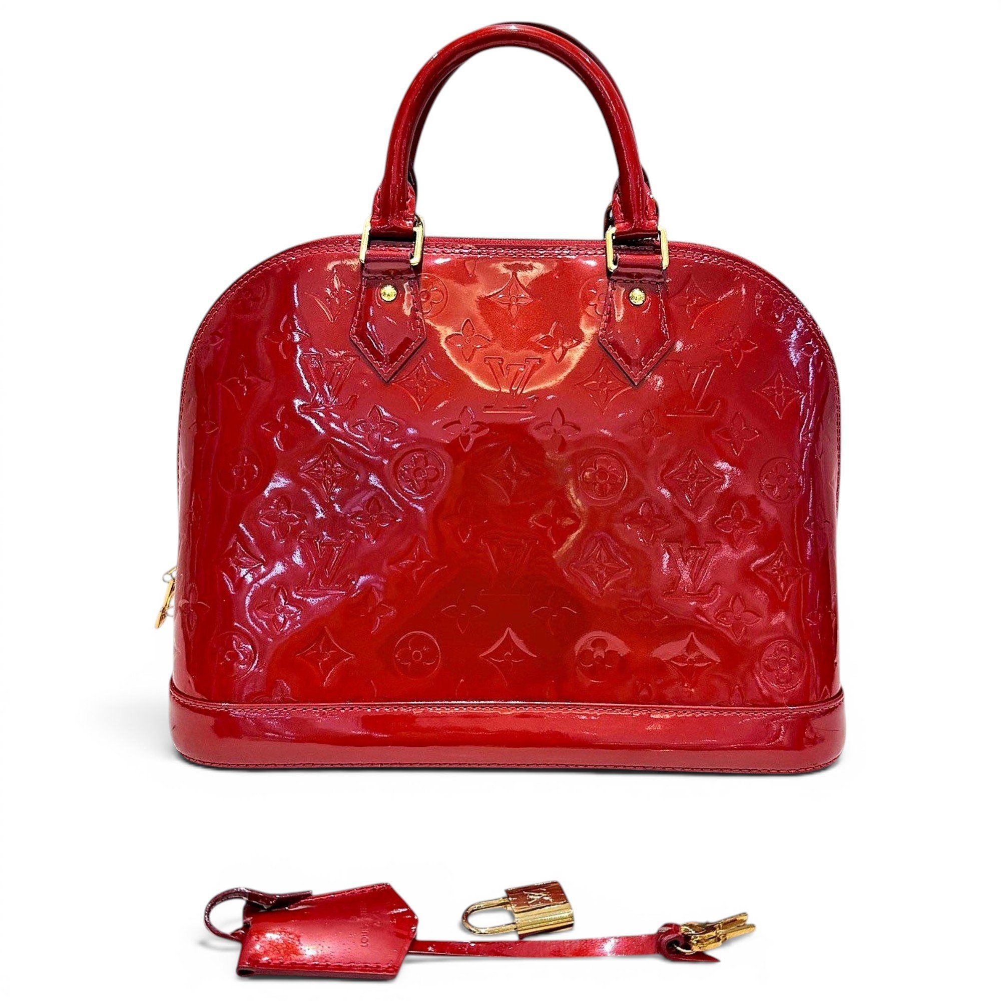 Alma patent leather handbag