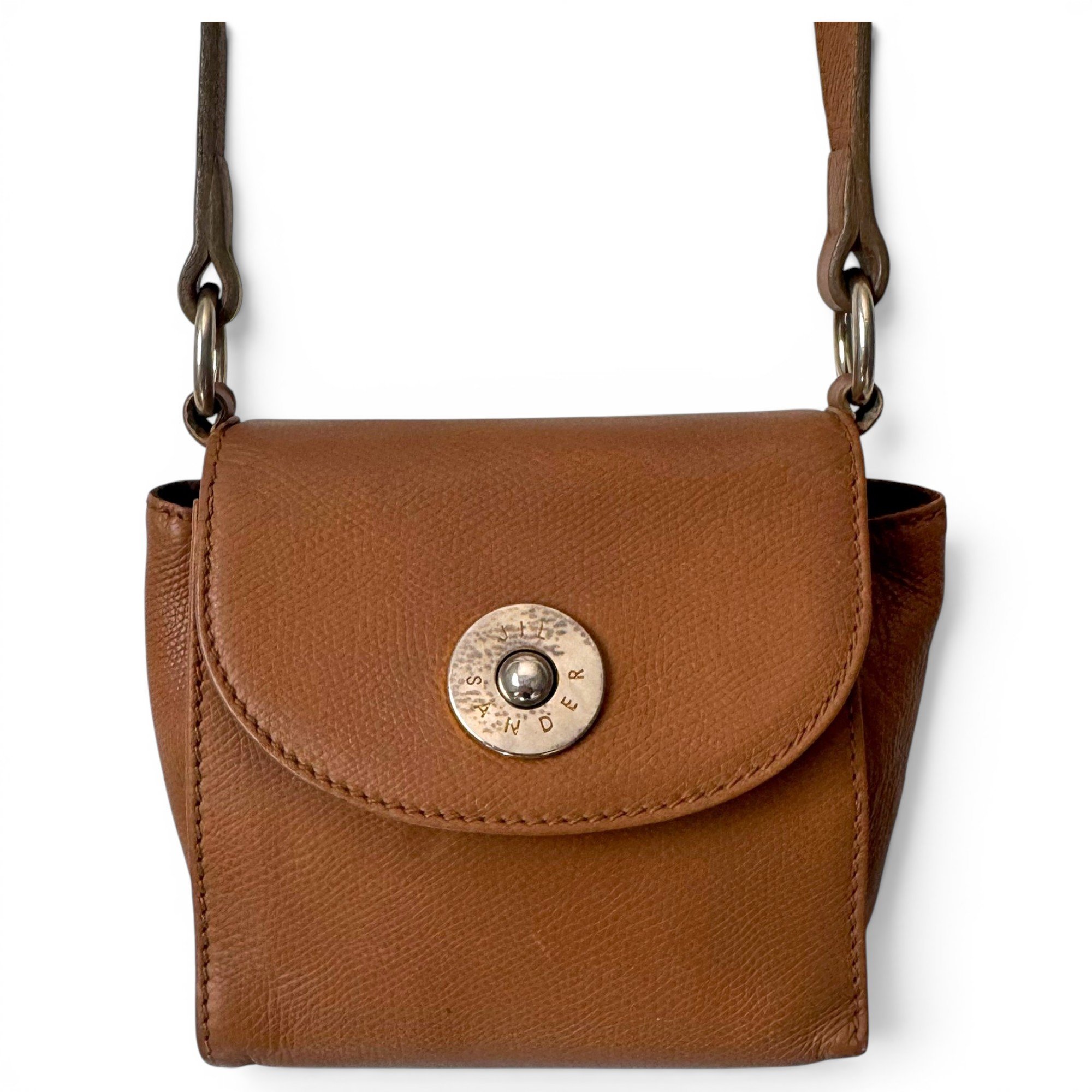 Leather crossbody bag