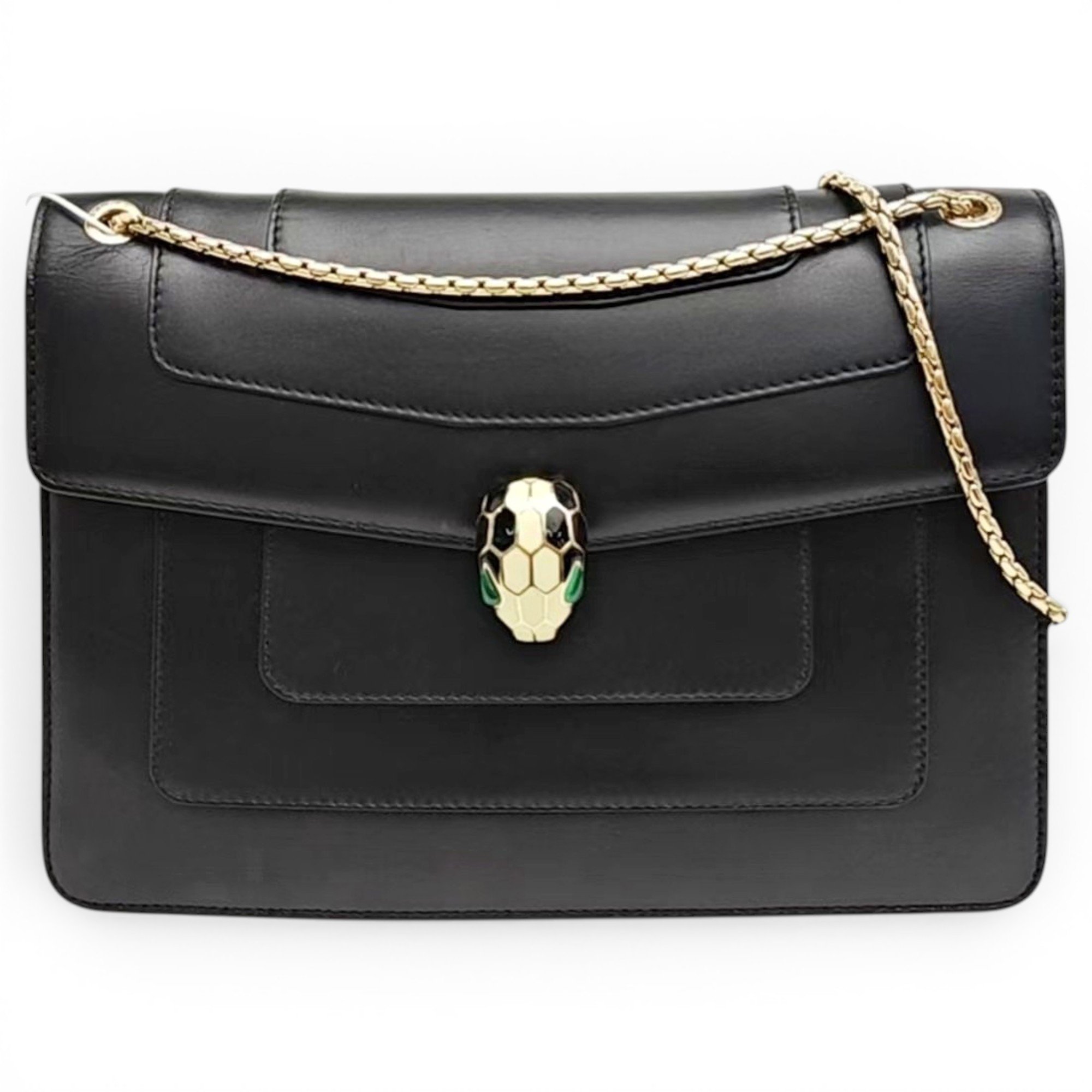 Bvlgari Serpenti leather crossbody bag