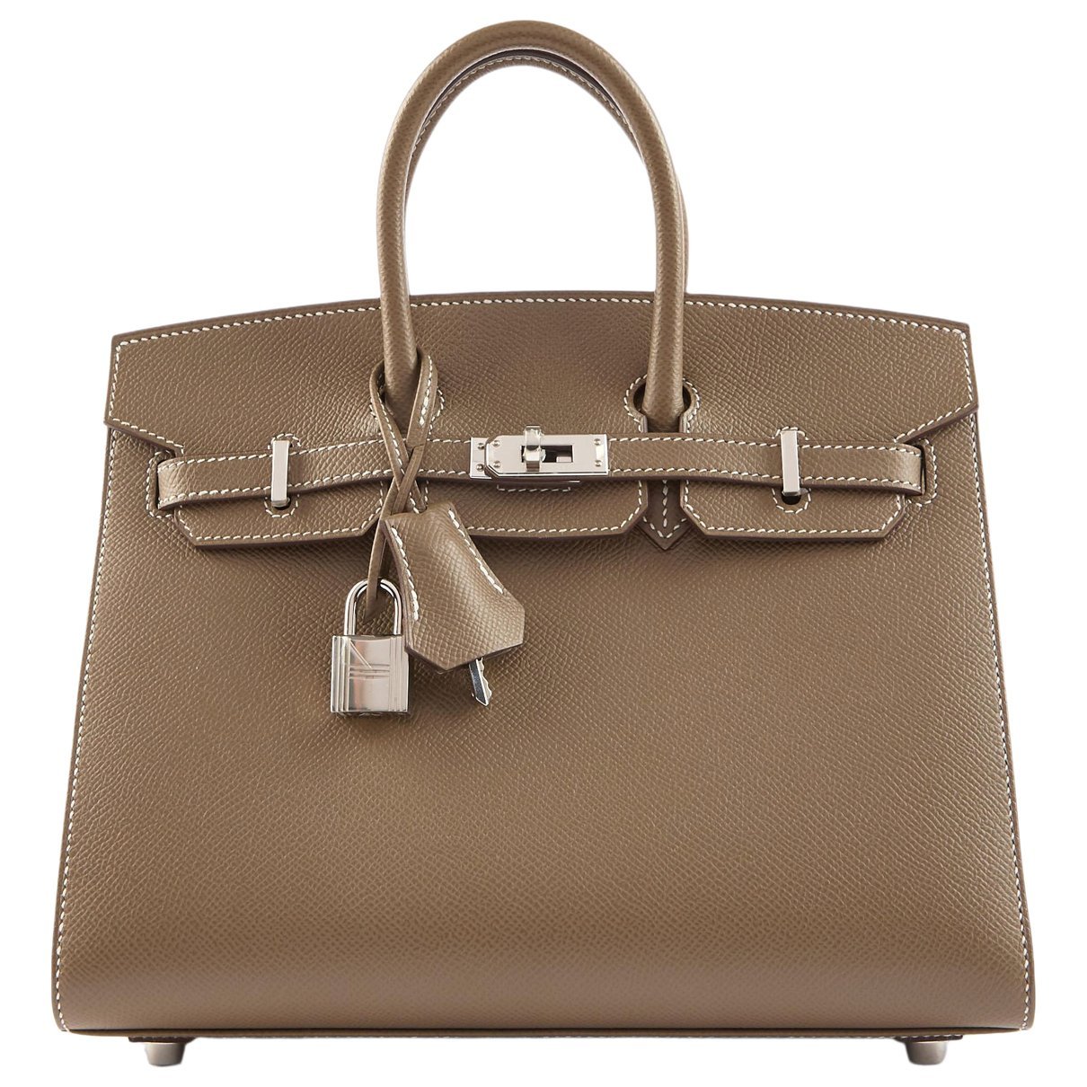 Hermes Birkin 25 Handbag Etoupe Epsom Leather 2020