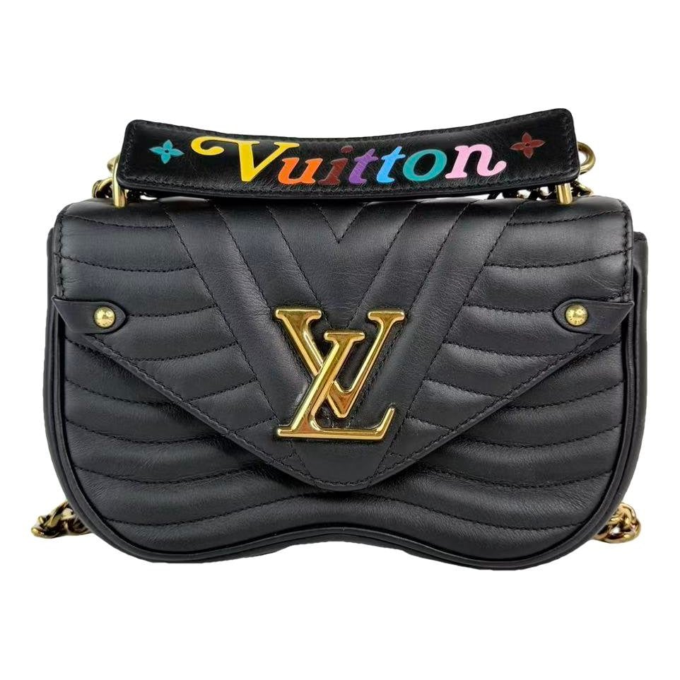 New Wave leather handbag