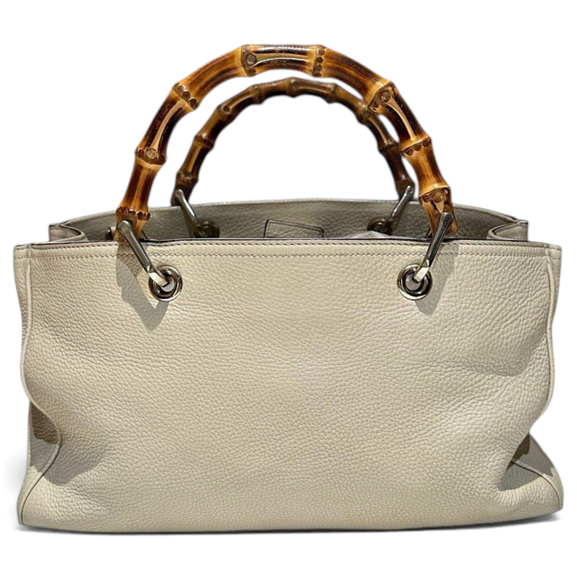 Bamboo Shopper leather tote
