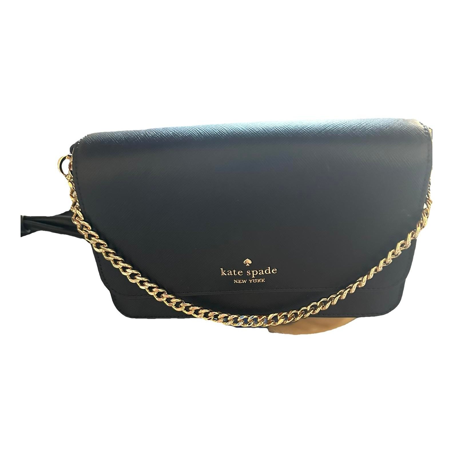 Leather clutch bag