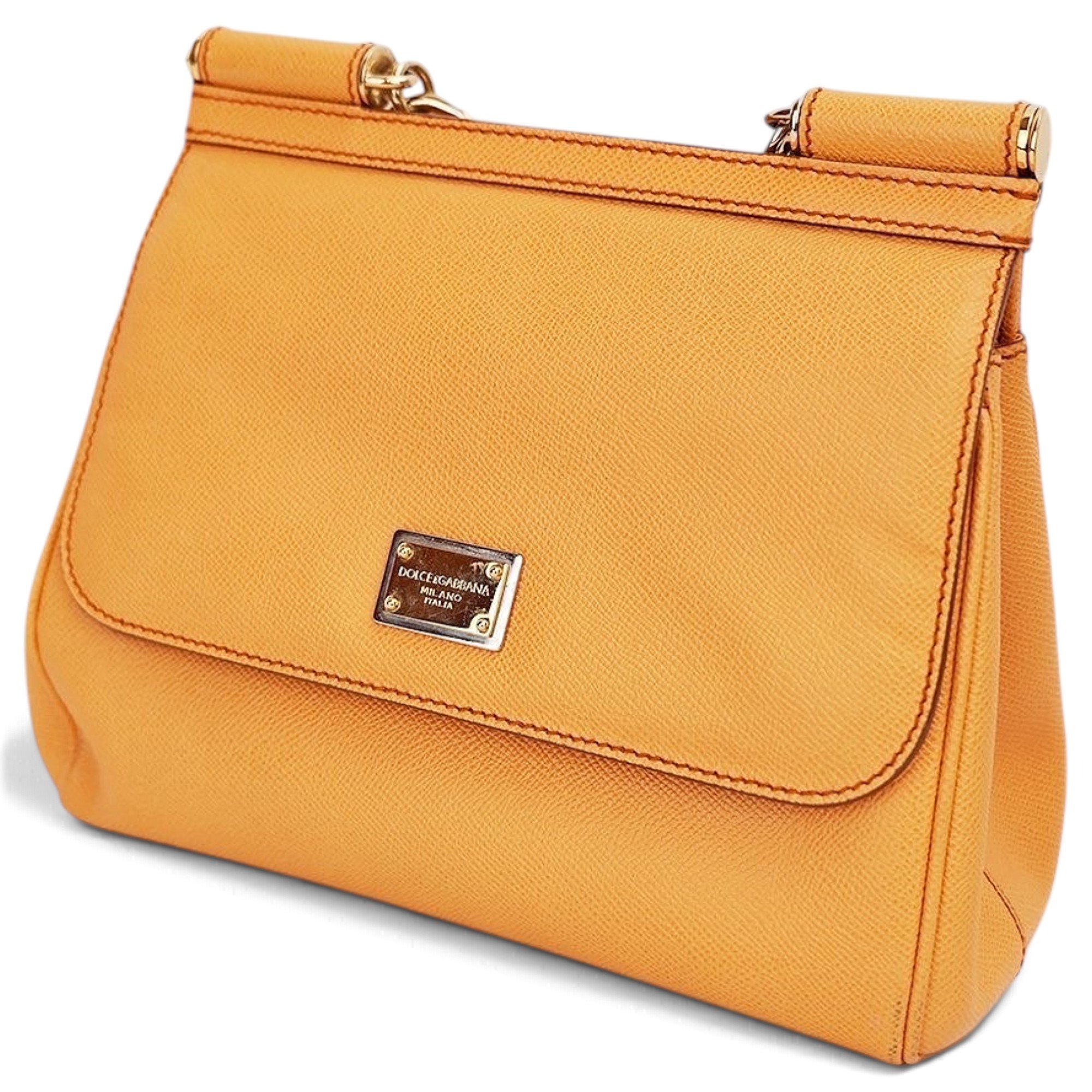 Dolce & Gabbana Sicily leather handbag
