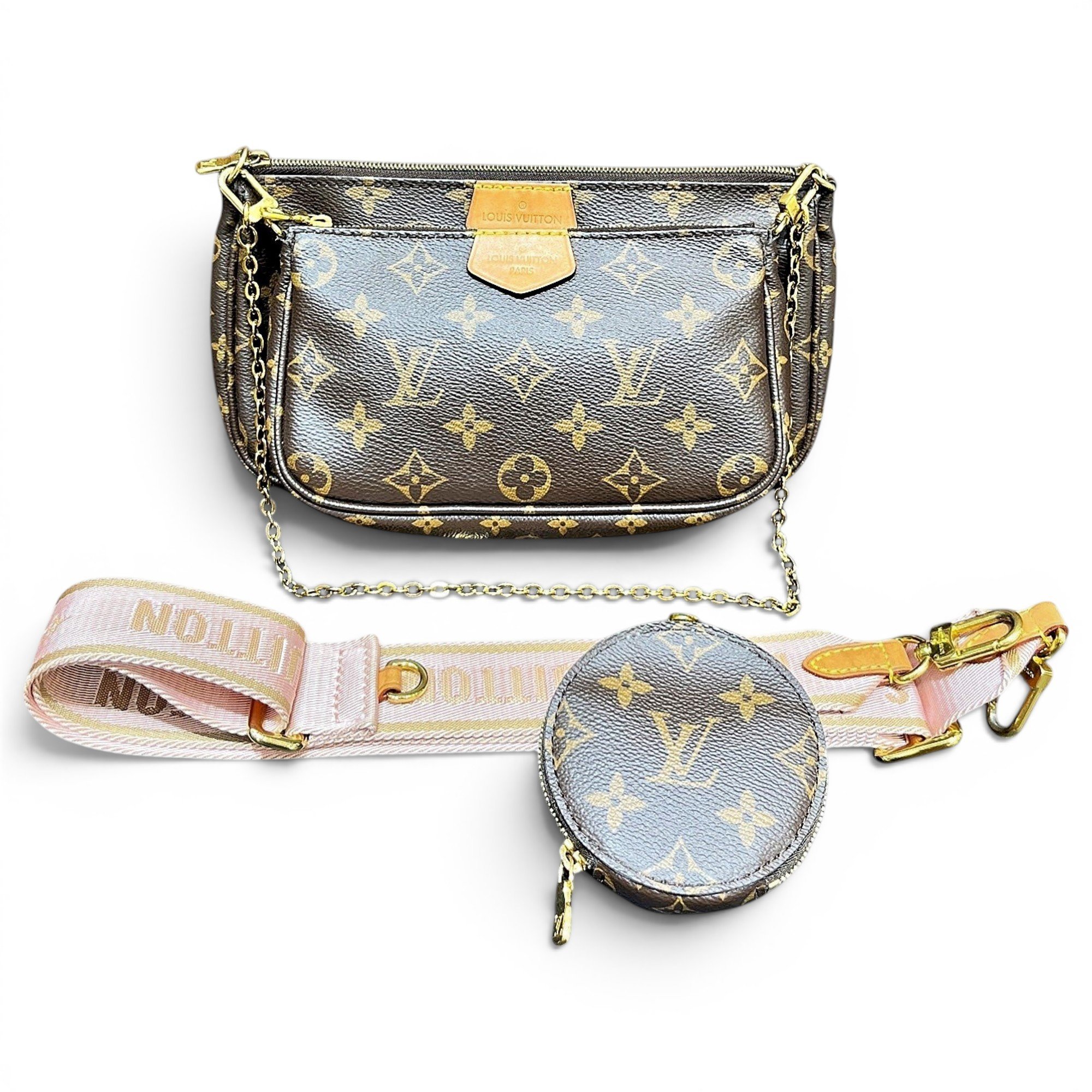Multi Pochette Accessoires leather handbag