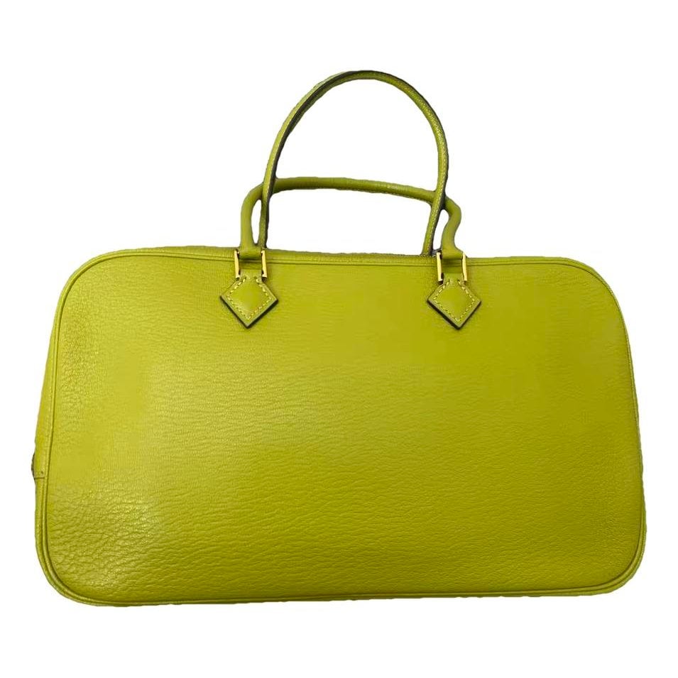 Plume leather handbag