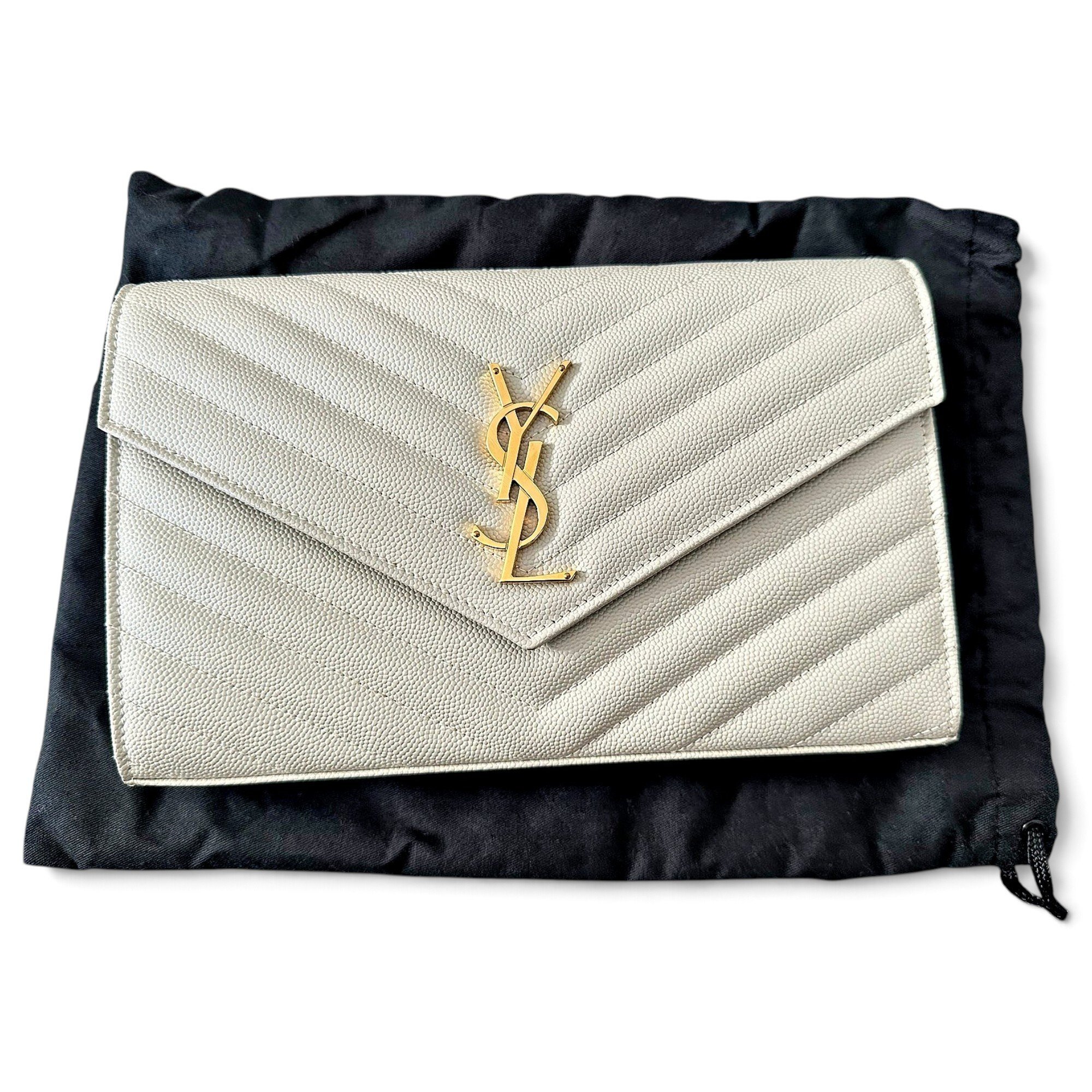 Portefeuille enveloppe leather crossbody bag