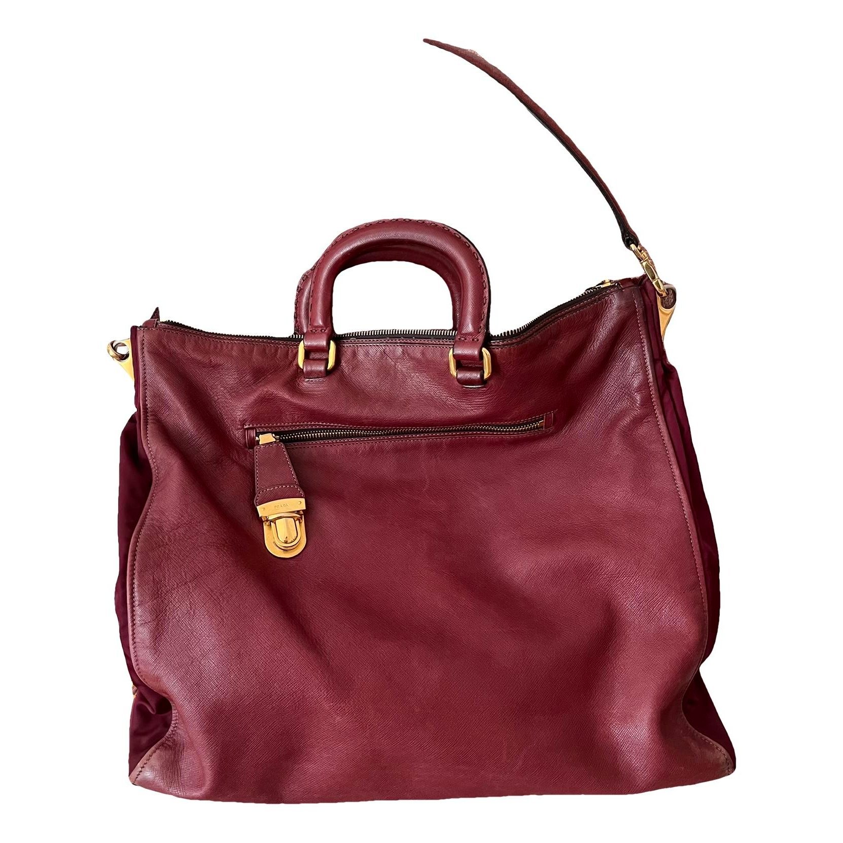 Leather handbag