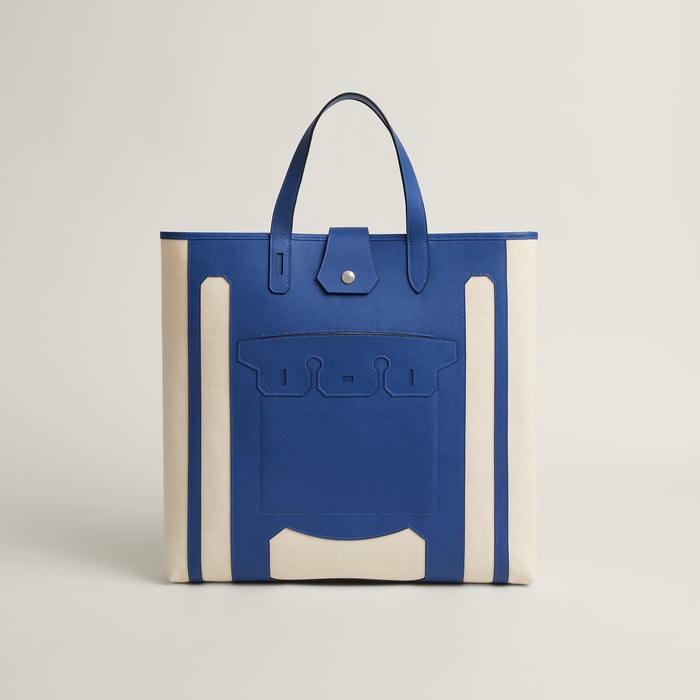 Cold Colors Monsieur B Cutting Tote Bag, Large Model