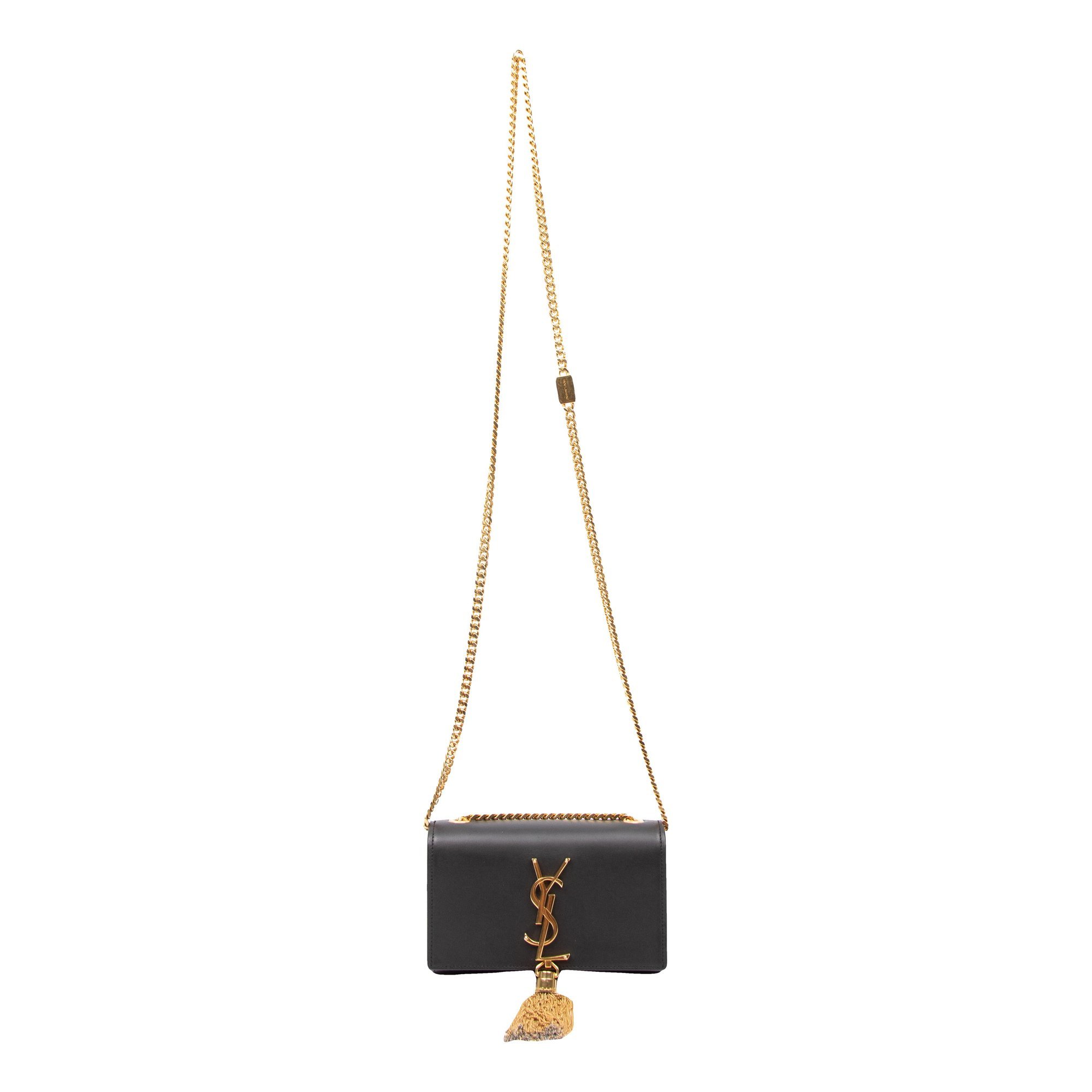 Pompom Kate leather handbag