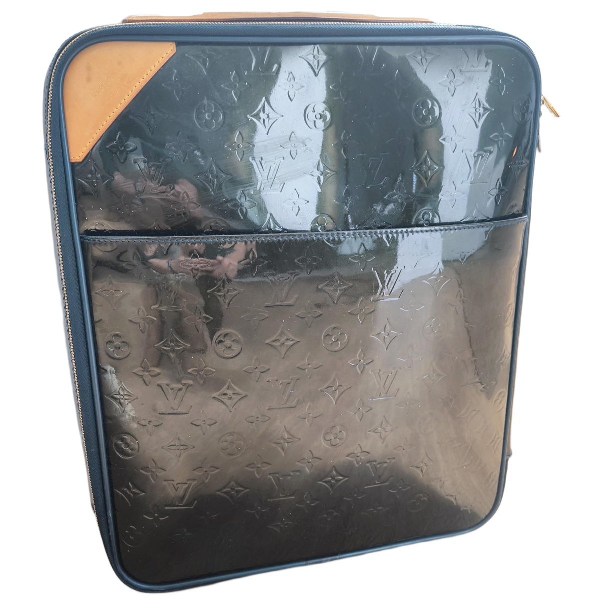 Pegase patent leather travel bag