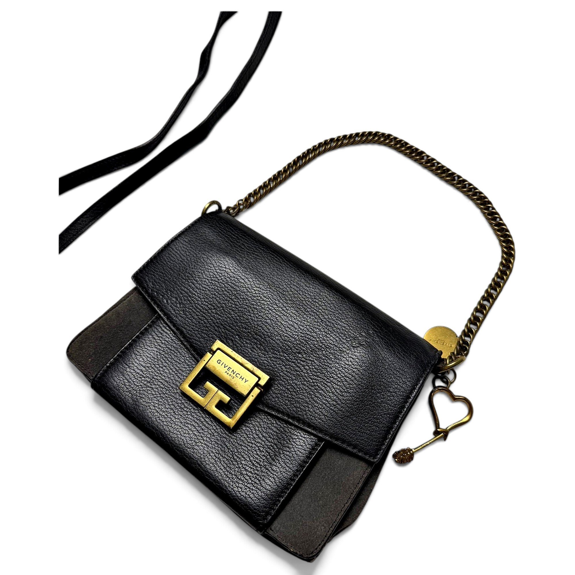 GV3 leather crossbody bag